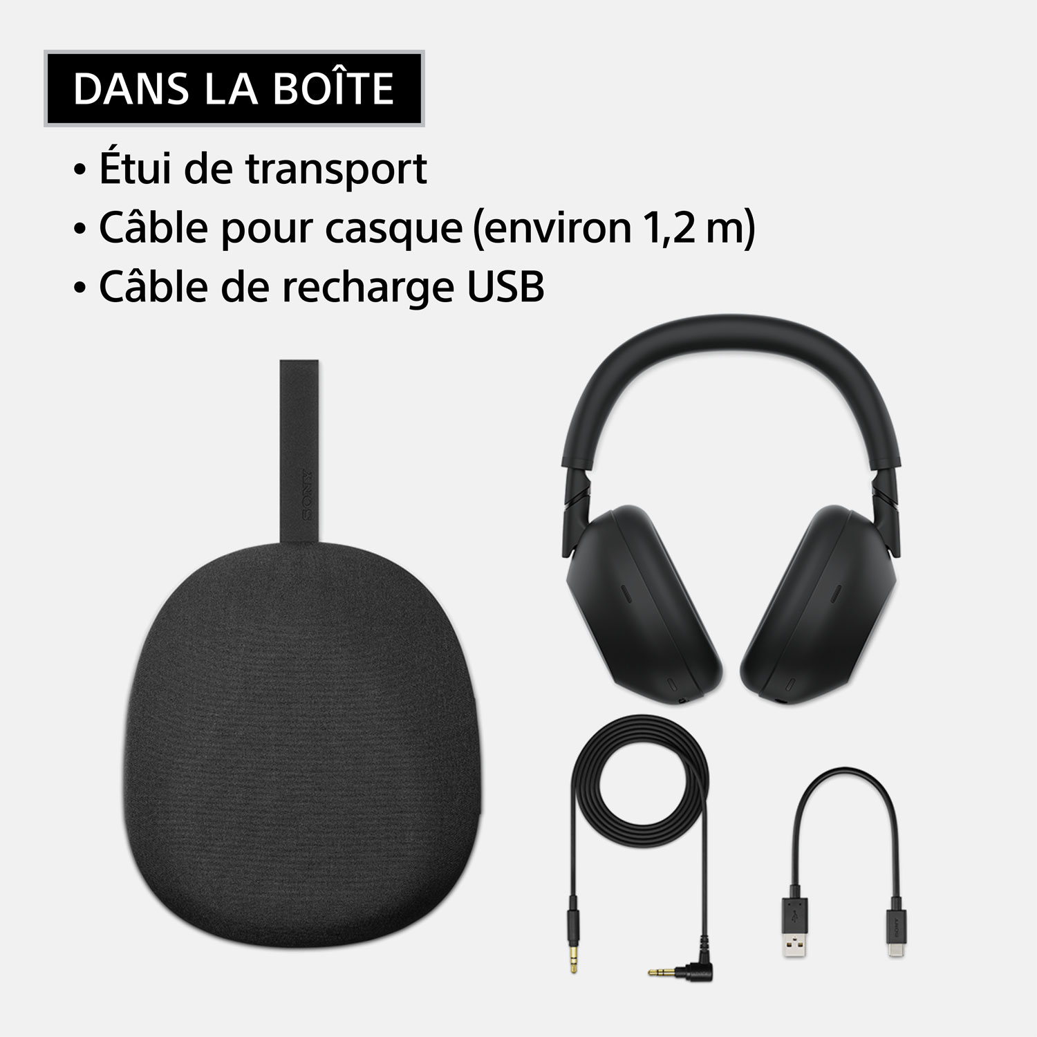 Casque d'écoute Bluetooth à suppression du bruit WH-1000XM6 de Sony - Argenté