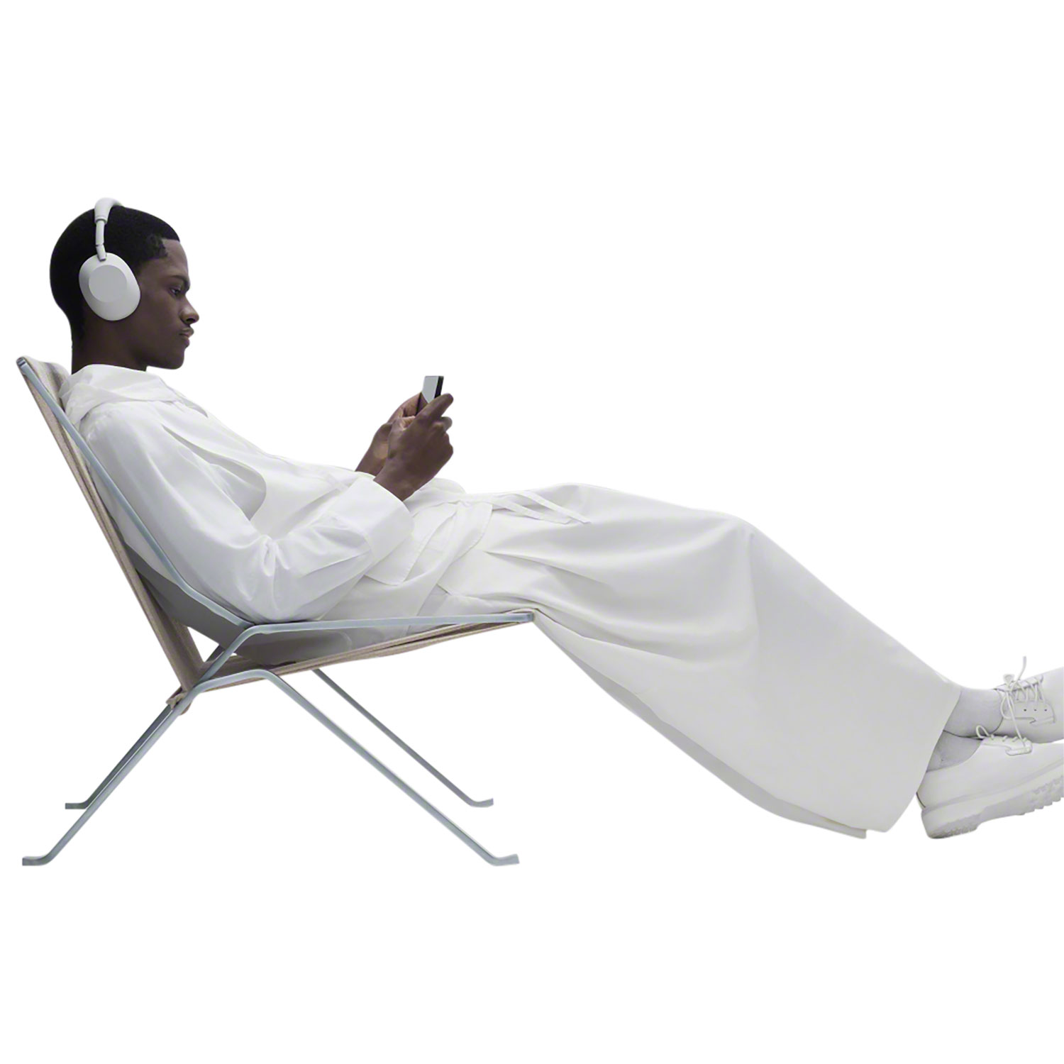 Casque d'écoute Bluetooth à suppression du bruit WH-1000XM6 de Sony - Argenté