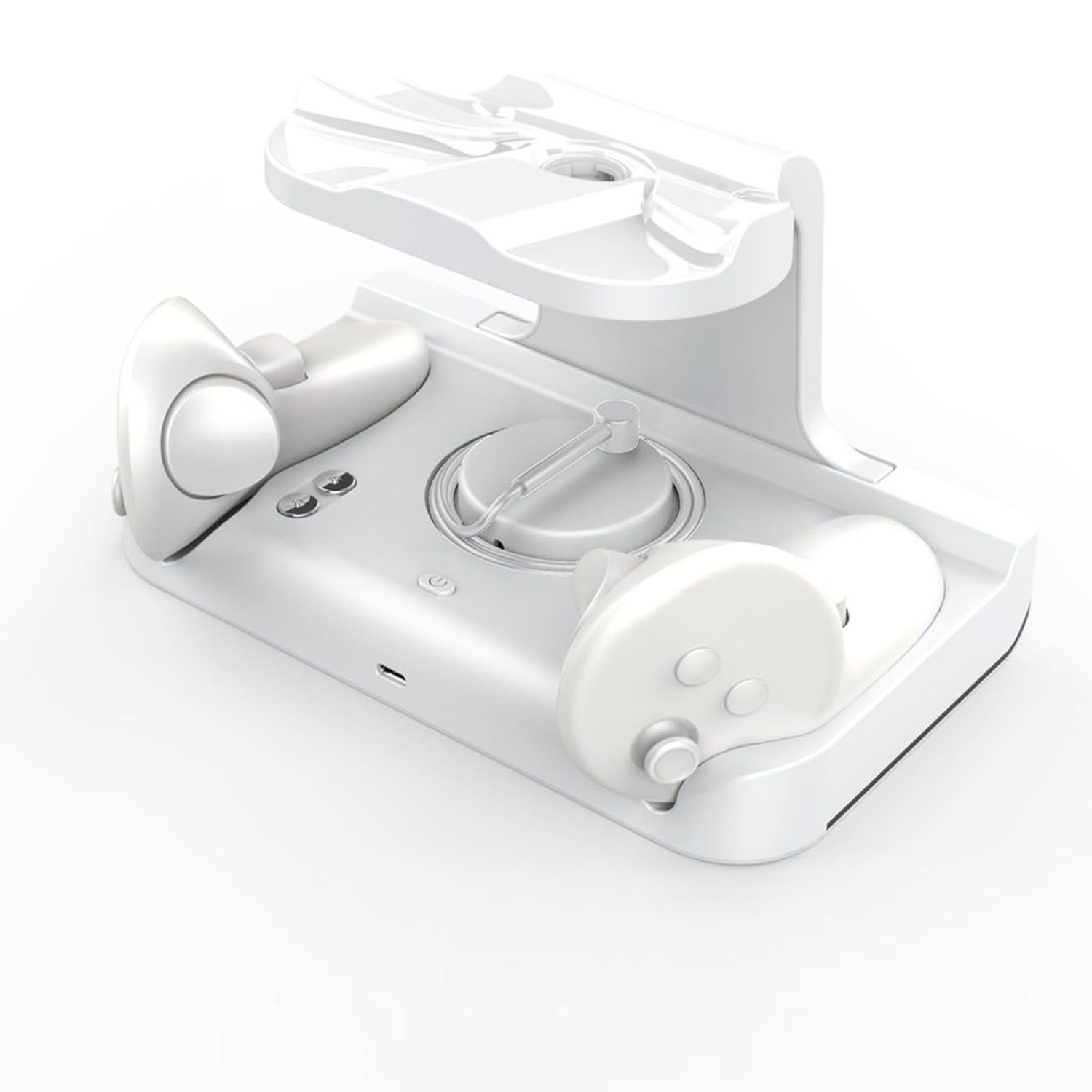 Station de recharge rapide pour casque et manettes Meta Quest 3 d'Oculus simultanément, indicateurs LED, éclairage RVB, base magnétique, socle de