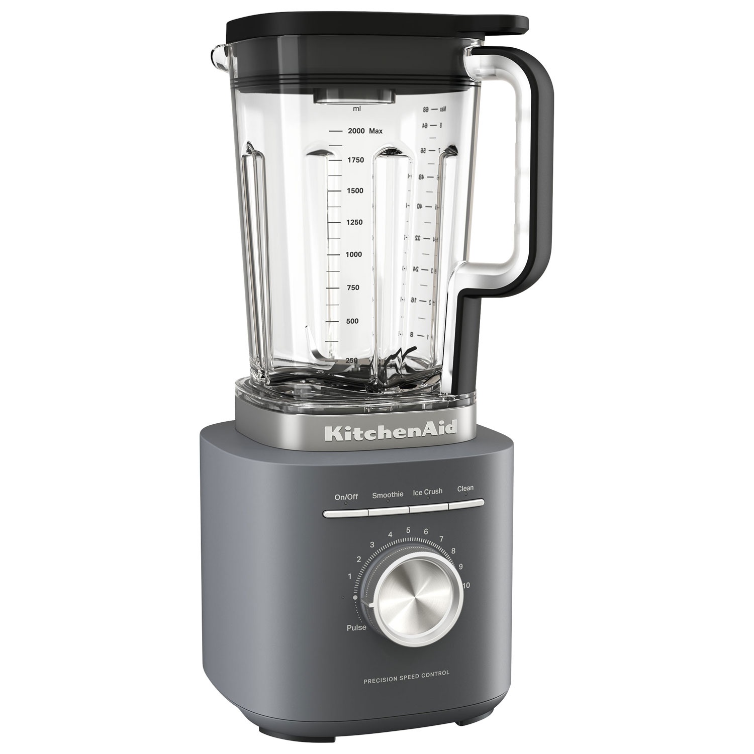 Kitchenaid Pure Power 2L 1700-Watt Countertop Blender - Matte Charcoal Grey