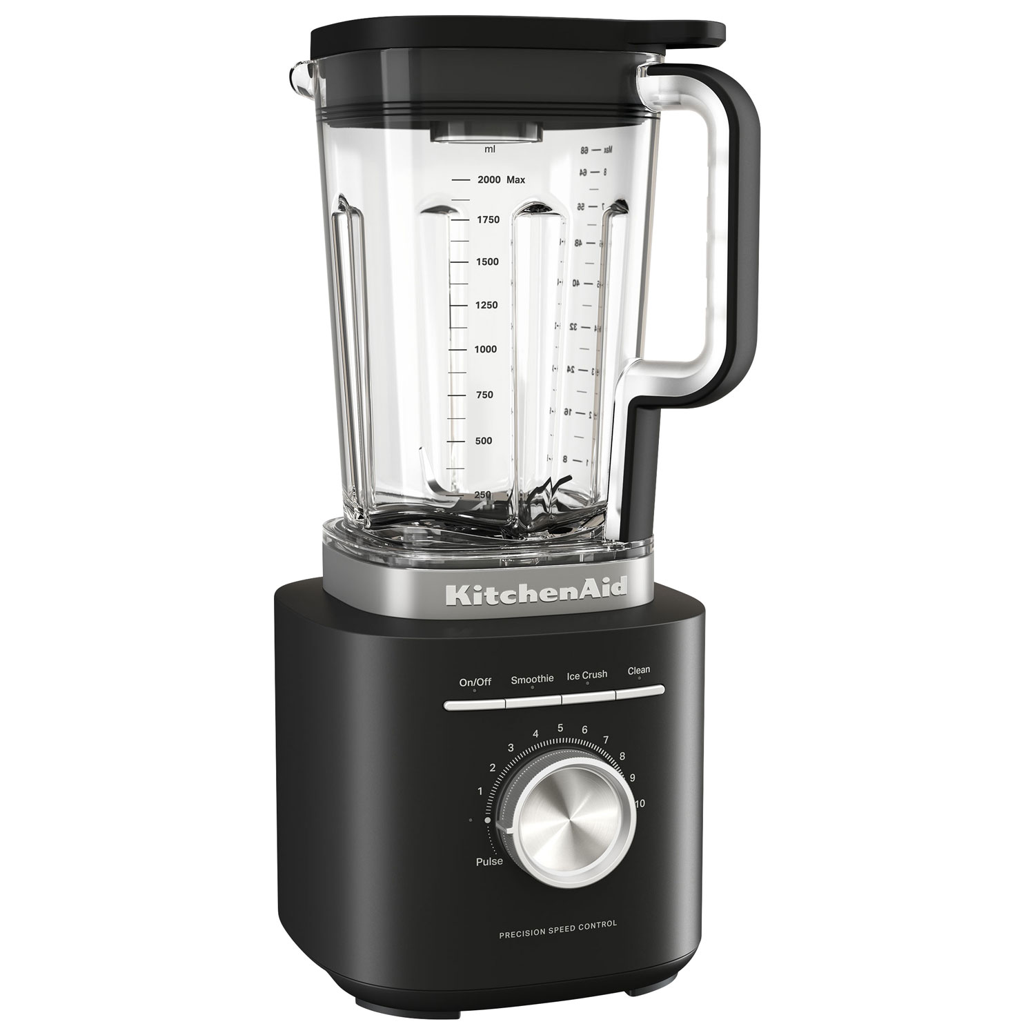 Kitchenaid Pure Power 2L 1700-Watt Countertop Blender - Matte Black