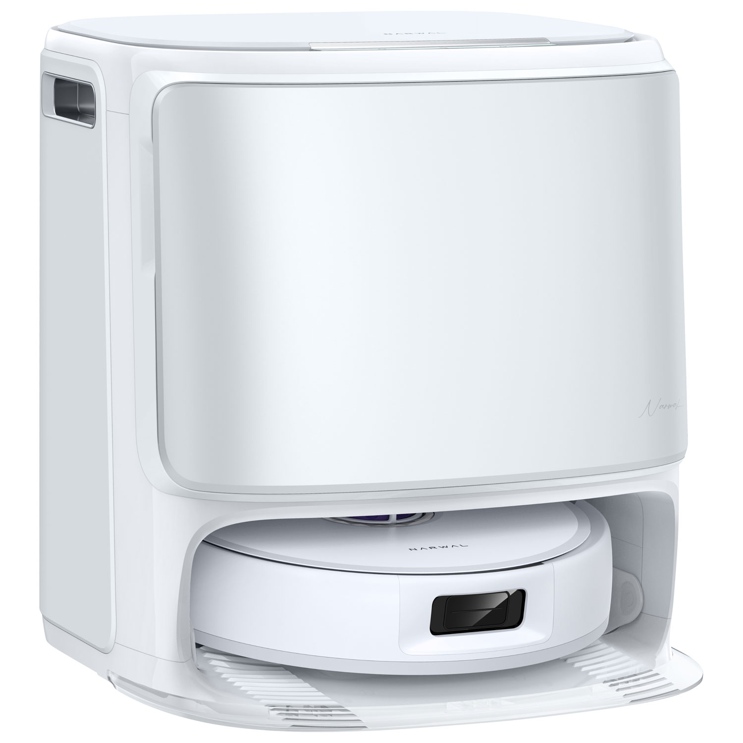 Aspirateur robot à vadrouille avec connectivité Wi-Fi Freo Z10 de Narwal avec ensemble de vadrouille en prime - Blanc