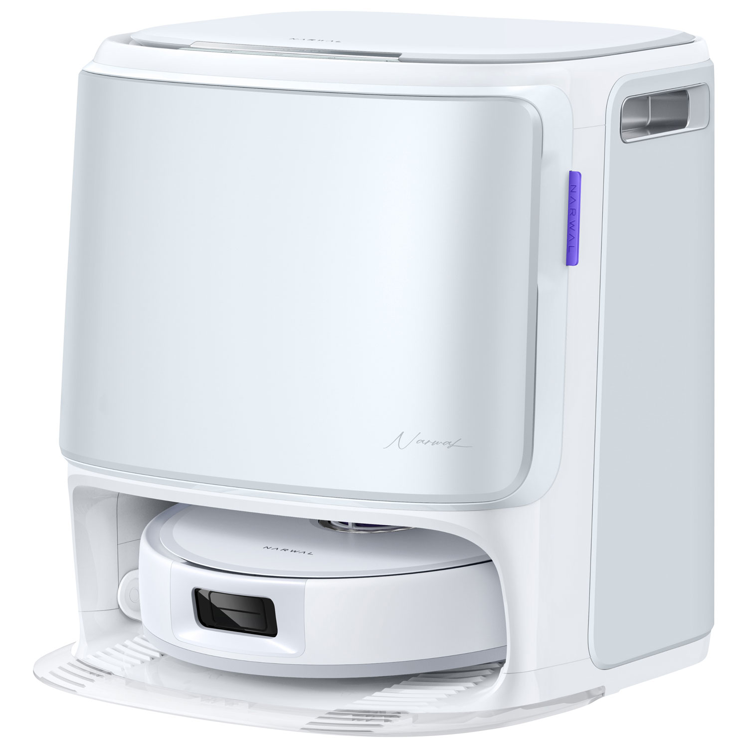 Aspirateur robot à vadrouille avec connectivité Wi-Fi Freo Z10 de Narwal avec ensemble de vadrouille en prime - Blanc