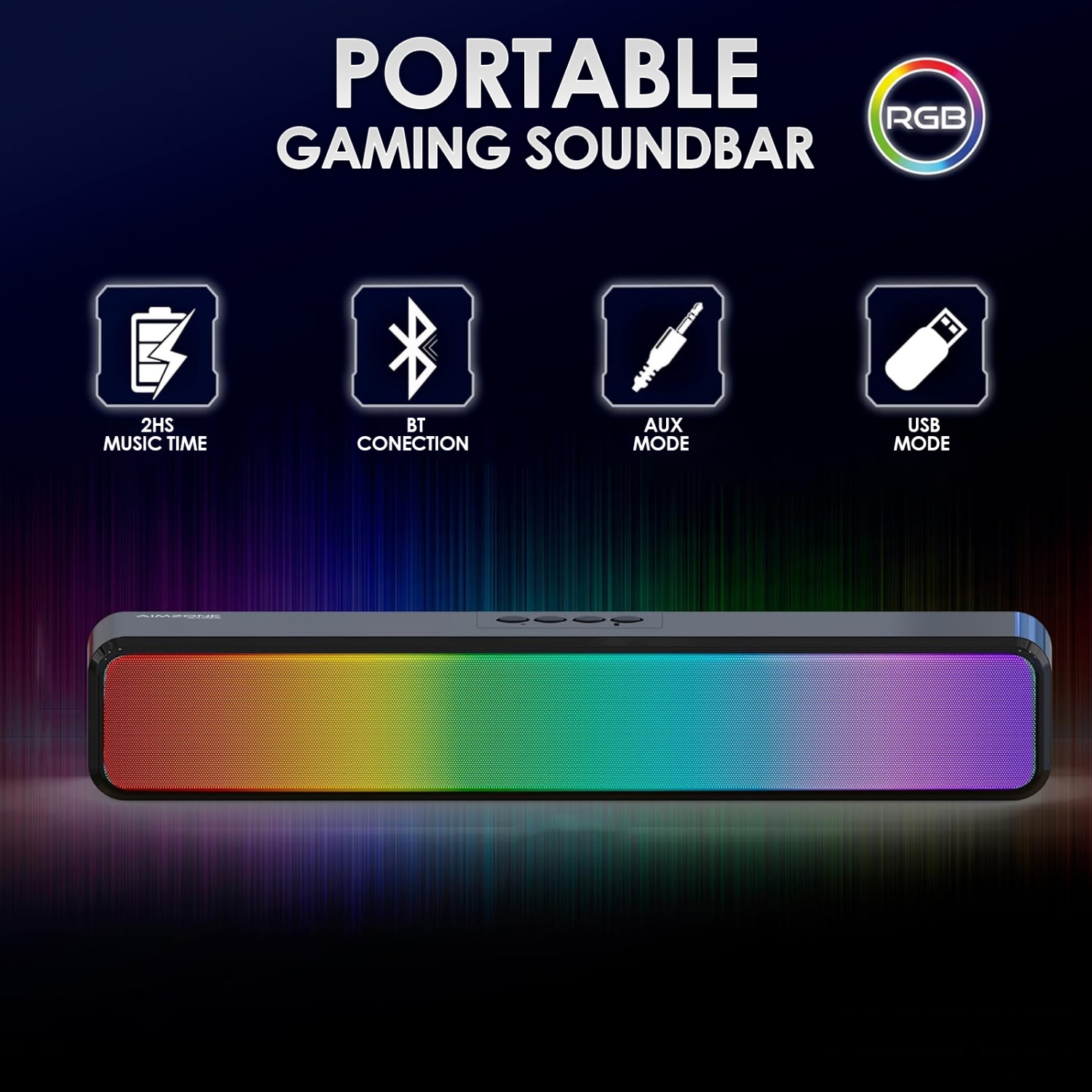 Haut-parleurs Bluetooth 5,0 Barre de son pour cinéma maison Téléviseur ambiophonique en gros Barre de son pour cinéma maison