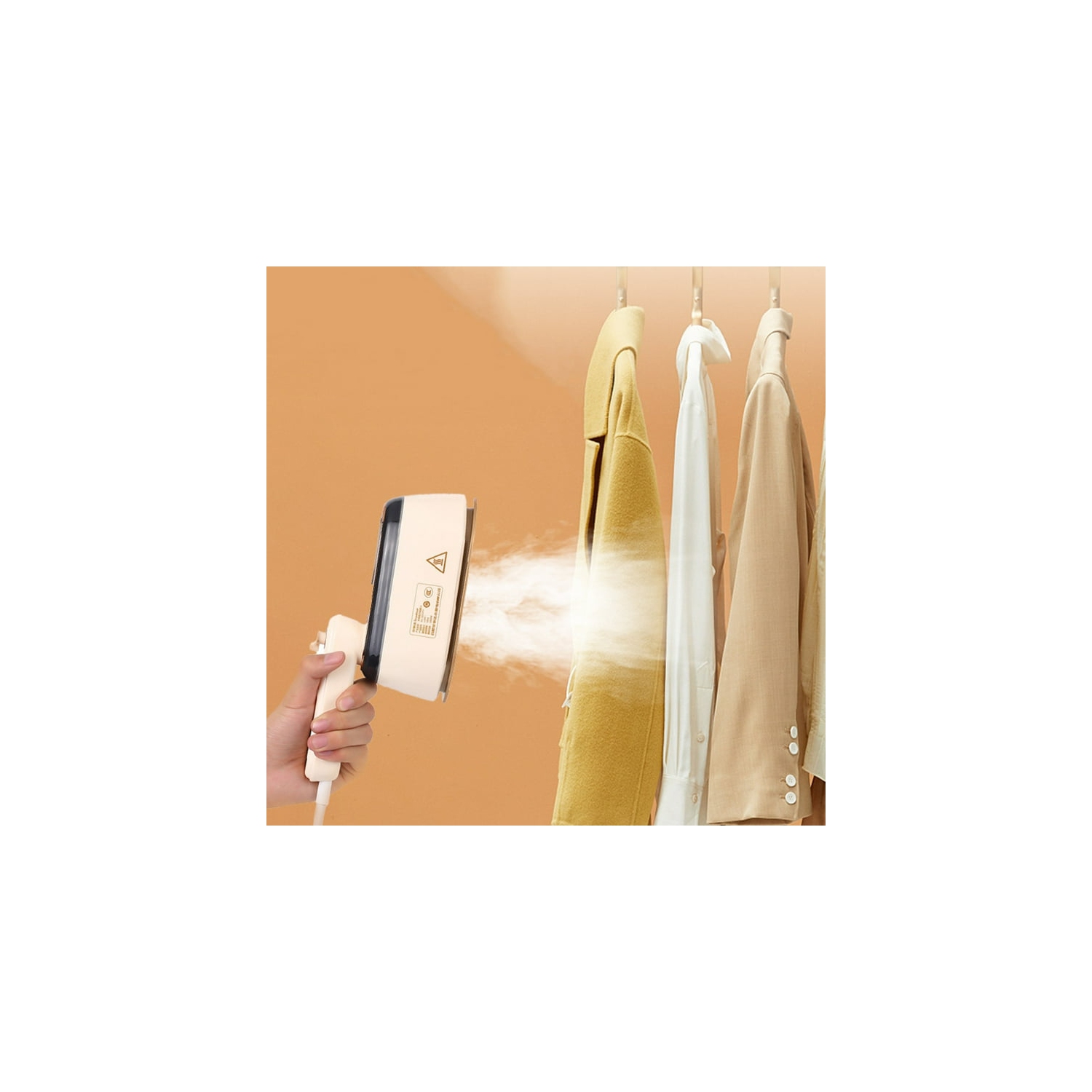 Fer à vapeur portatif de voyage 1000 W – Rotation à 180°, compact et portatif, portatif, repasser des vêtements sans plis en tout temps, où que