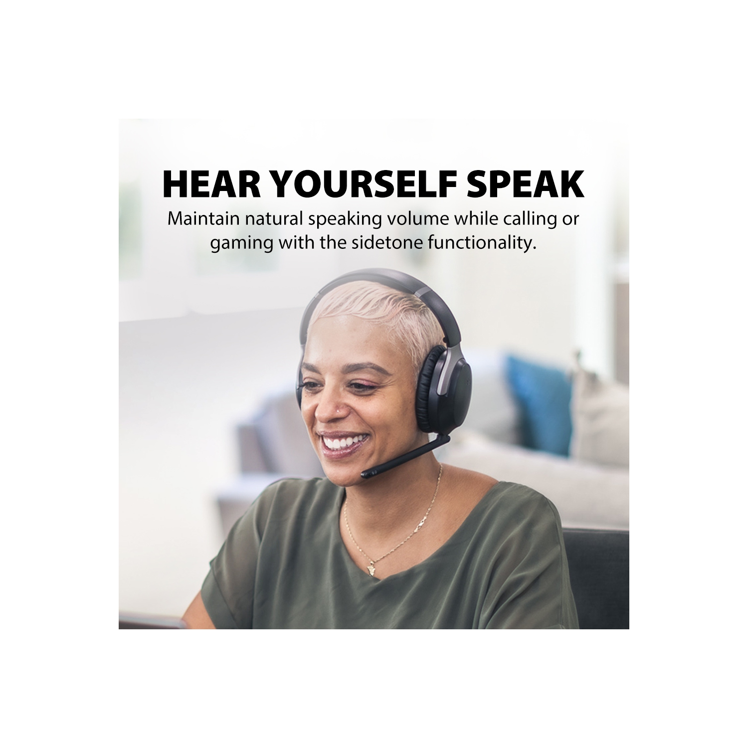 Avantalk Aria Pro 3 - Bluetooth 5.3 Noise-Cancelling Headphones with Detachable Mic & USB-C Dongle for Work Calls & Music in Noisy Office or at Home,