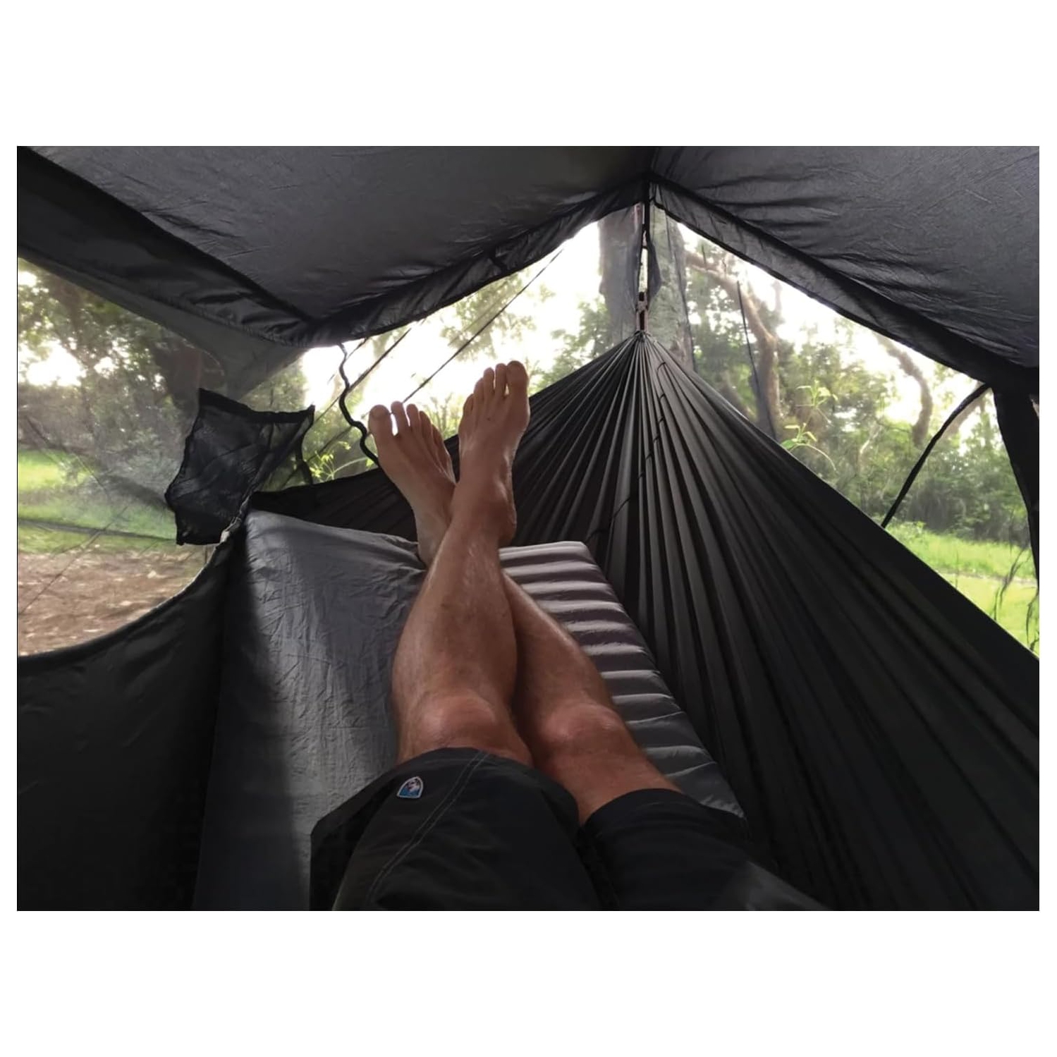 Tente Sky Tent 2 de Hammock Bliss - Une tente révolutionnaire pour 1 ou 2 hamacs au-dessus du sol - Restez à l'abri de la pluie, à l'abri des insectes
