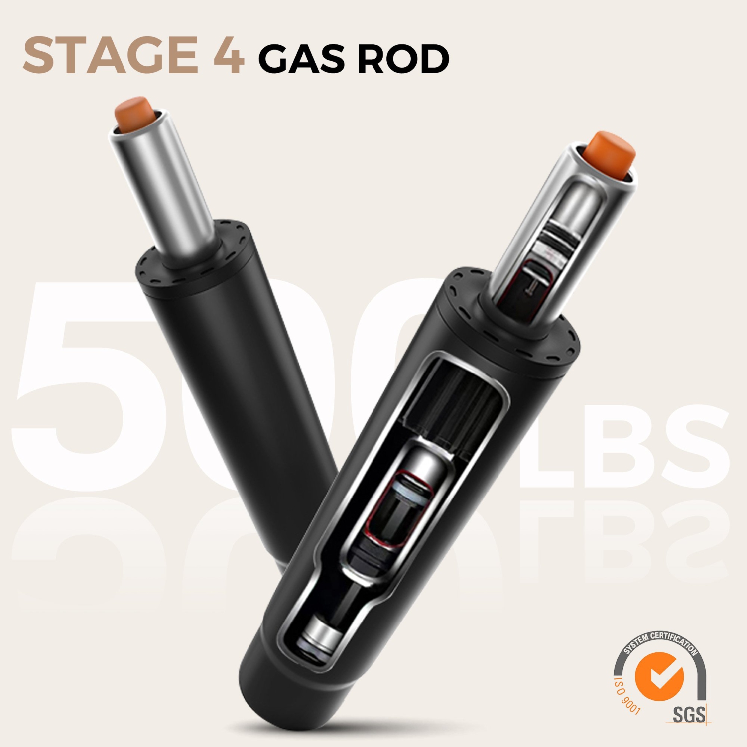 Coolse Big & Tall Executive Chair - 500LB Capacity, Adjustable Arms, Footrest & Lumbar Support, High Back PU Leather Gaming Chair for Adults