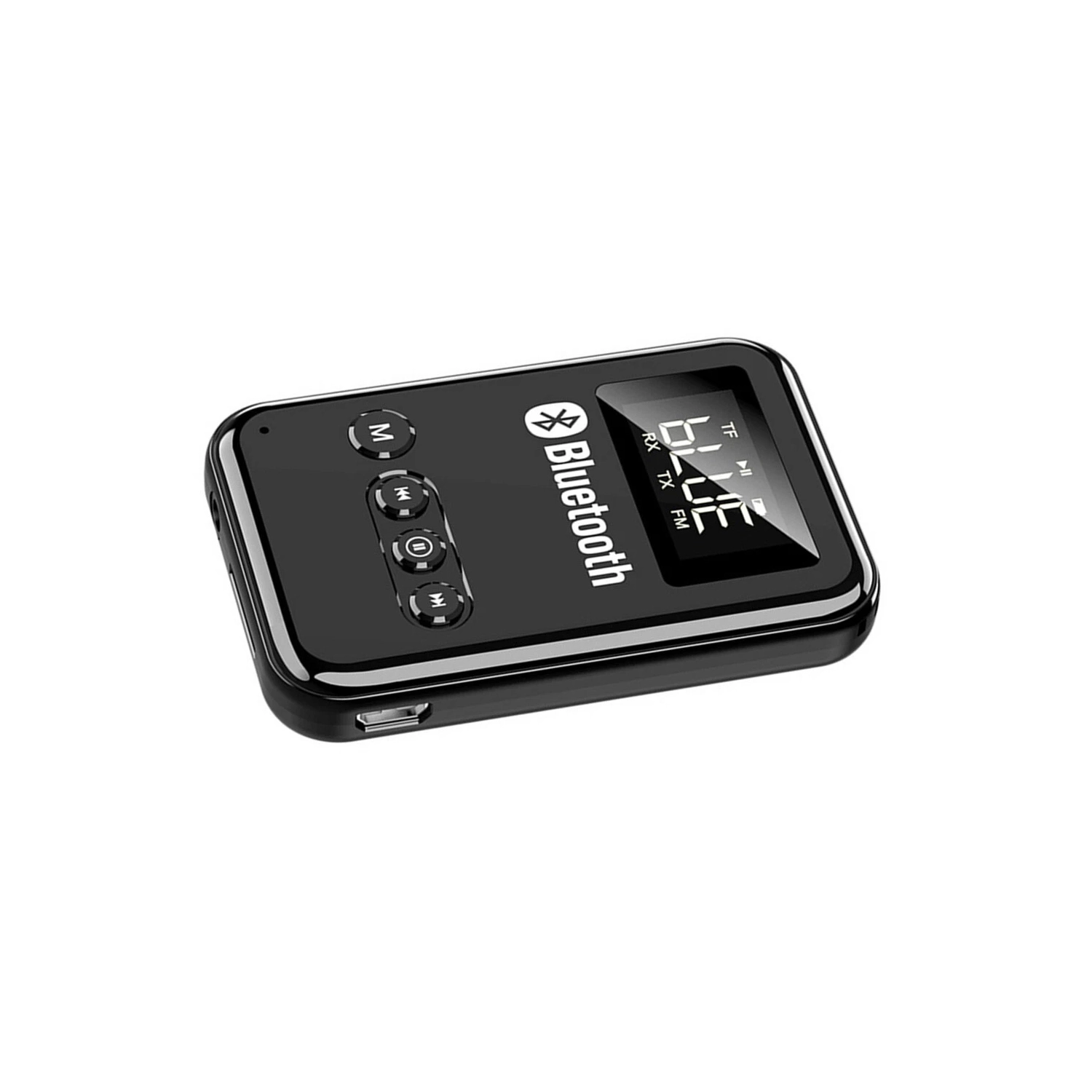 Bluetooth FM Transmitter Adapter Car Audio Stereo Wireless Music Receiver TV Computer