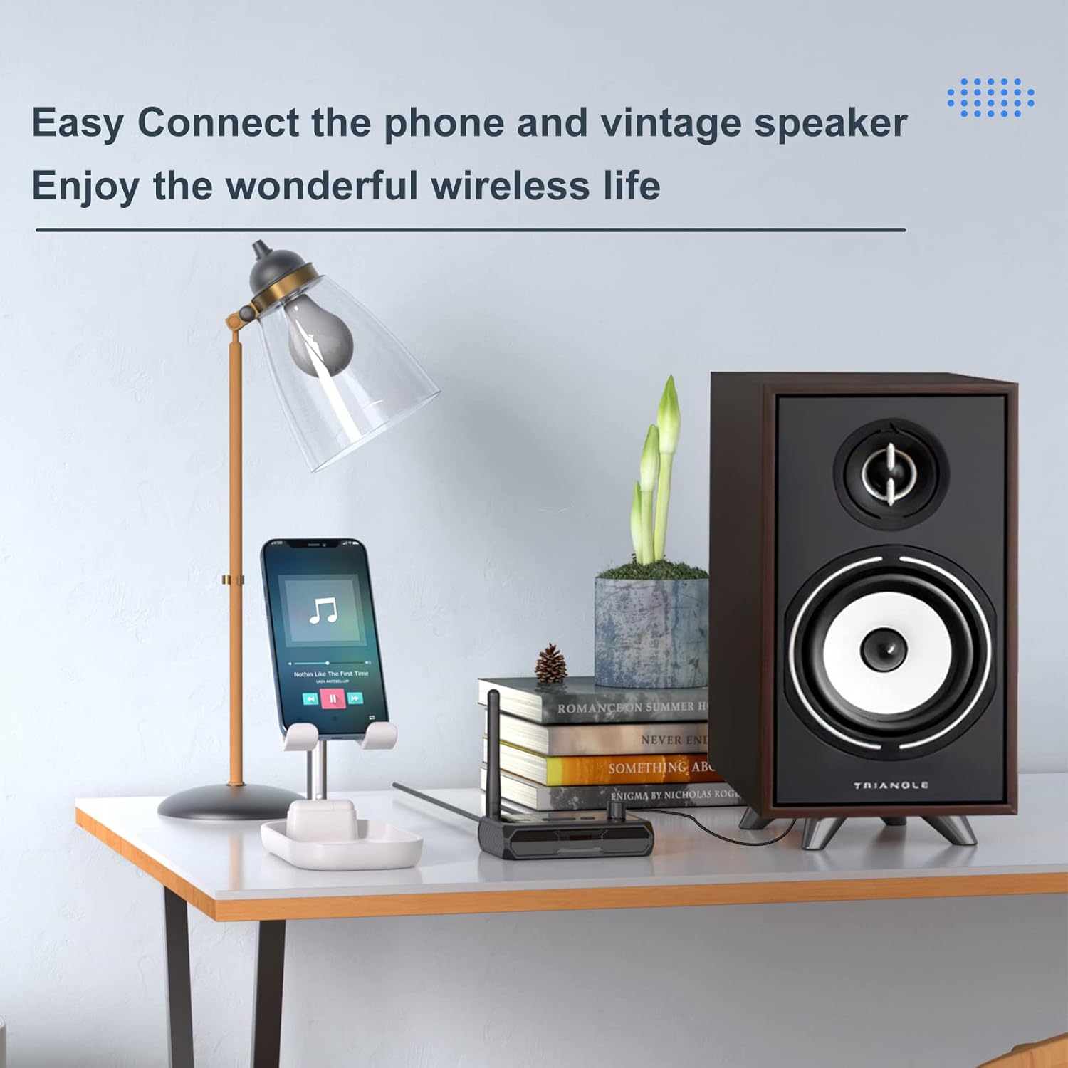 Bluetooth Receiver Adapter, Bluetooth Audio Receiver 5.3, Music Adapter/Music Receiver/AV/Auricular/Altavos Receiver, RCA Adapter