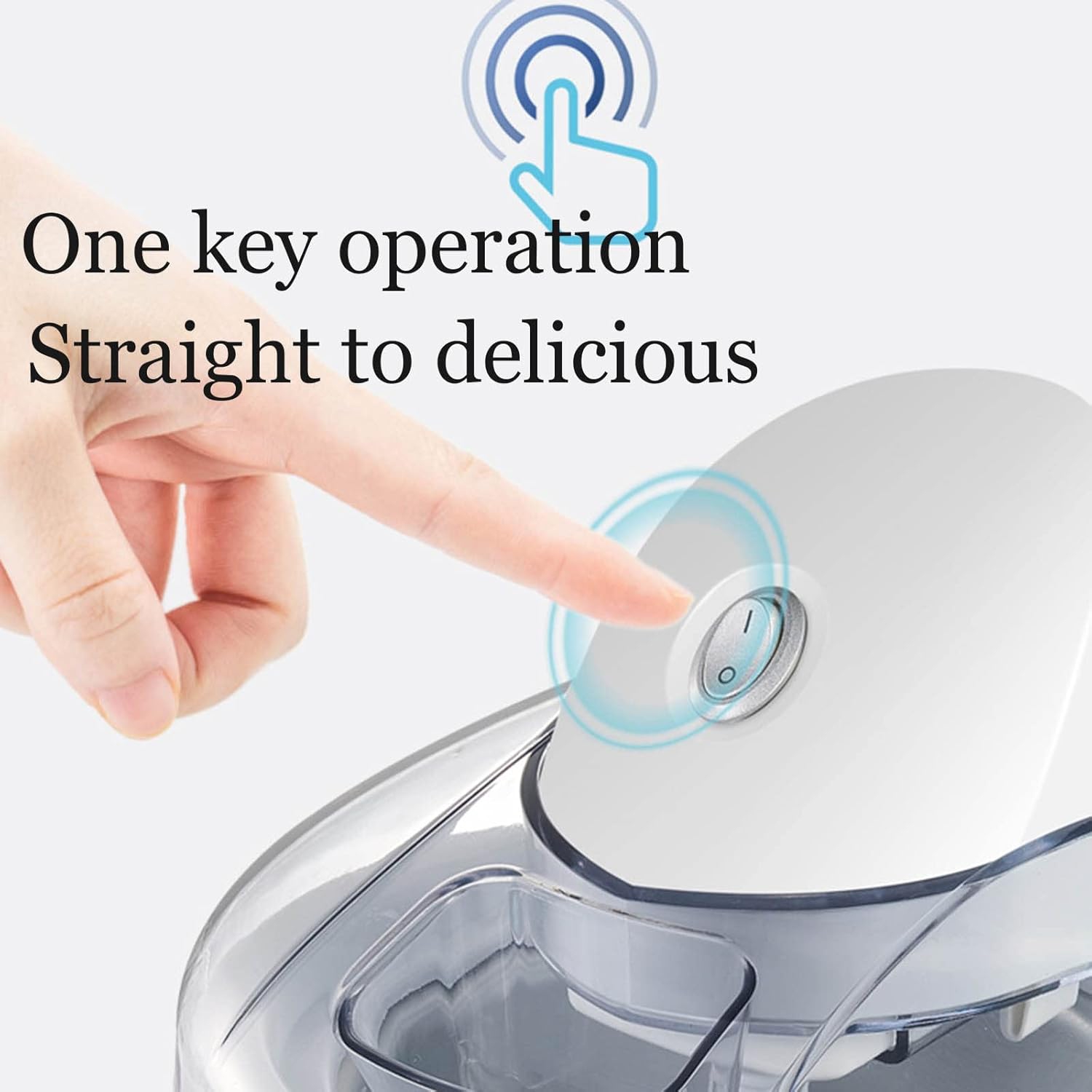 machine à crème glacée 1200&nbsp;ml, machine à crème glacée maison - grande capacité, facile à nettoyer, dessert maison 30 minutes, compact et