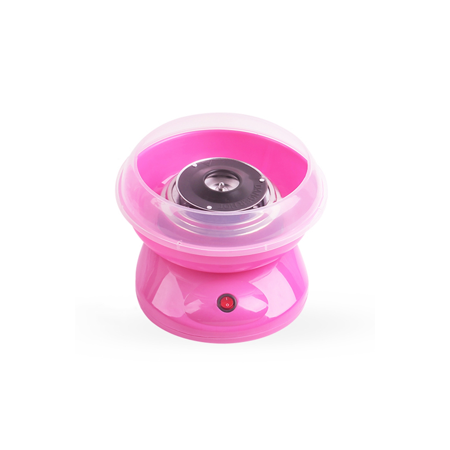 Homemade Electric Cotton Candy Machine for Families and Kids - Safe and Spill-proof Design, One-Button Operation, Easy to Use, Non-Slip Suction Cup