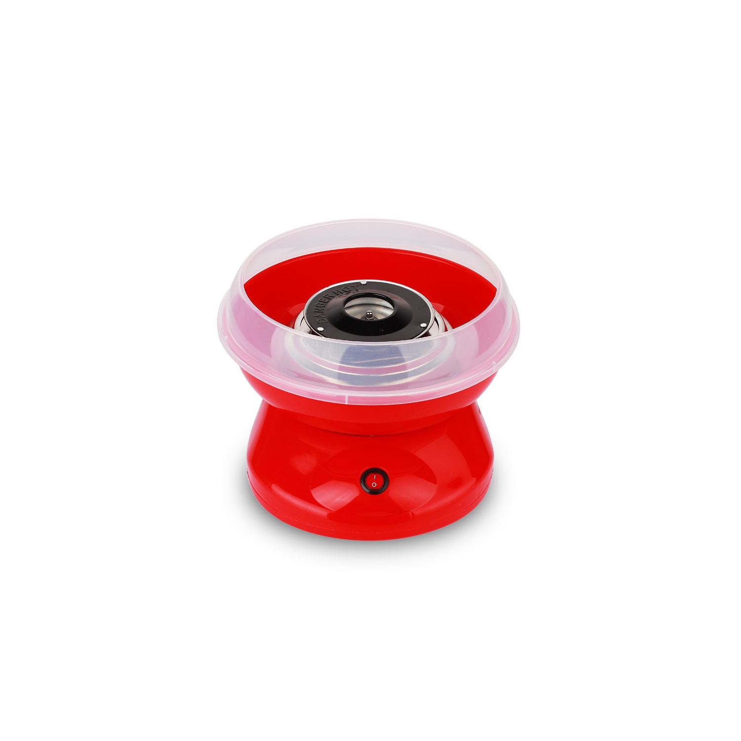 Homemade Electric Cotton Candy Machine for Families and Kids - Safe and Spill-proof Design, One-Button Operation, Easy to Use, Non-Slip Suction Cup