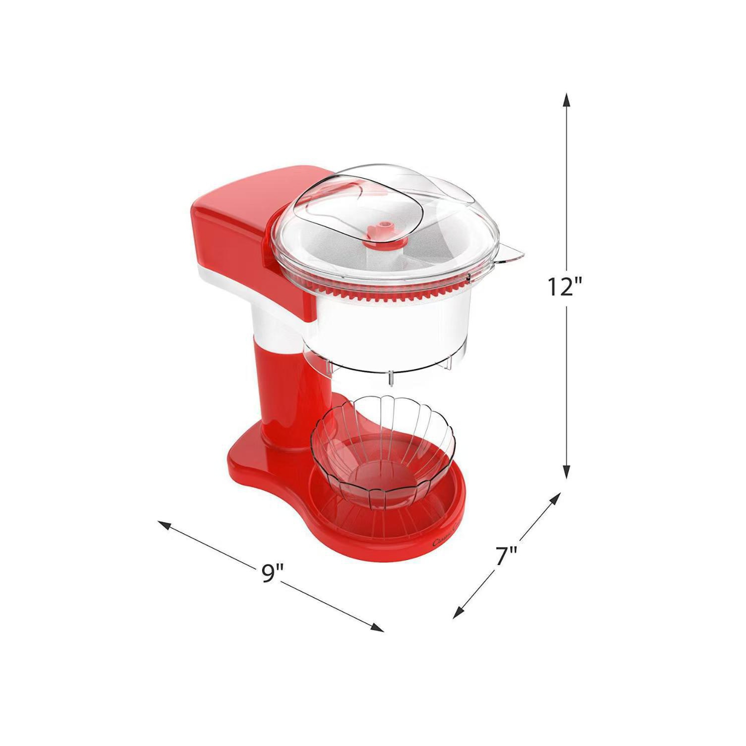 Small Electric Ice Maker for Home Use - Multi-Function Snow Cone Maker Stainless Steel Cutting Blade Ice Shaver and Smoothie Maker