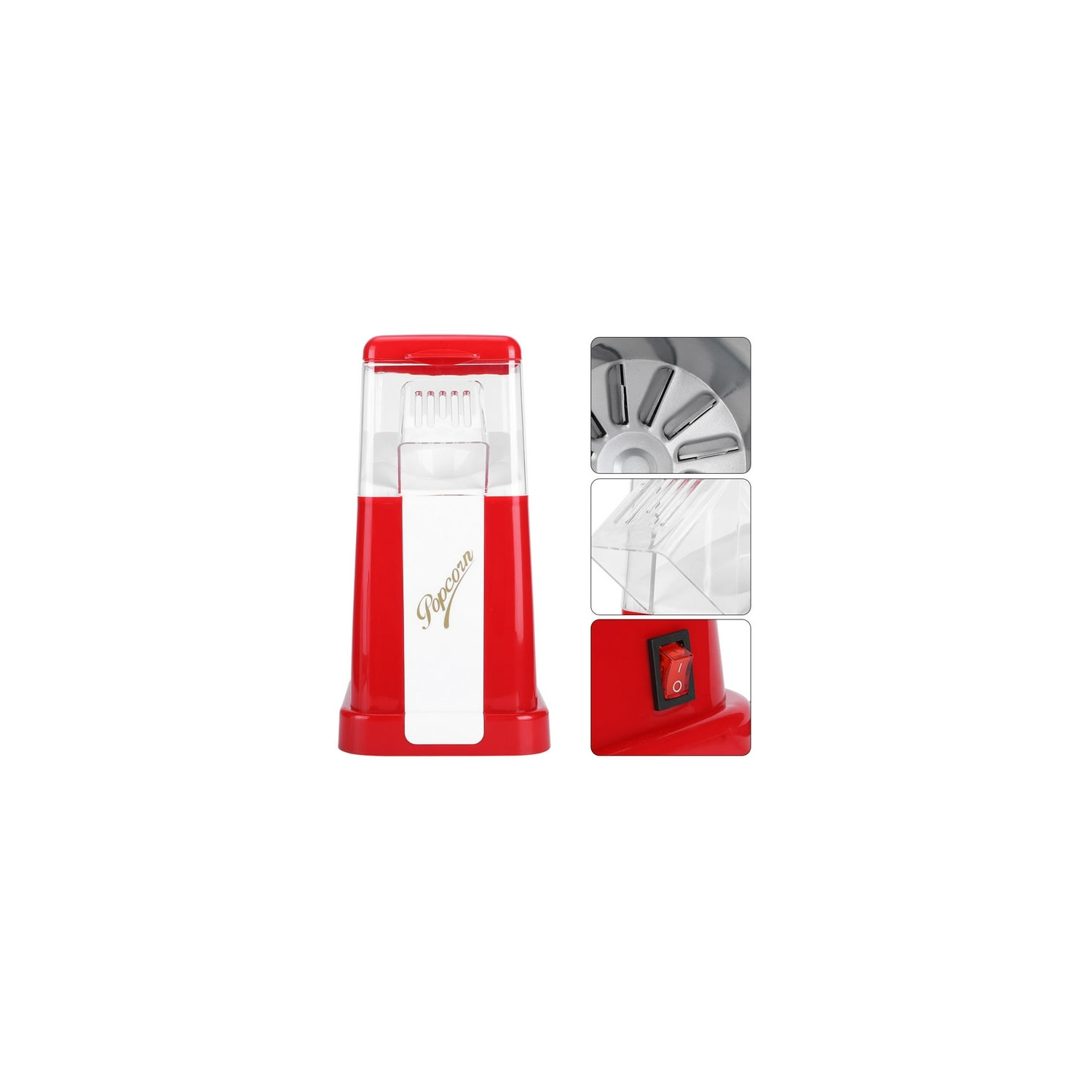 Machine à maïs soufflé automatique électrique Mini machine à maïs soufflé portative Machine à maïs soufflé domestique Machine à maïs soufflé rapide