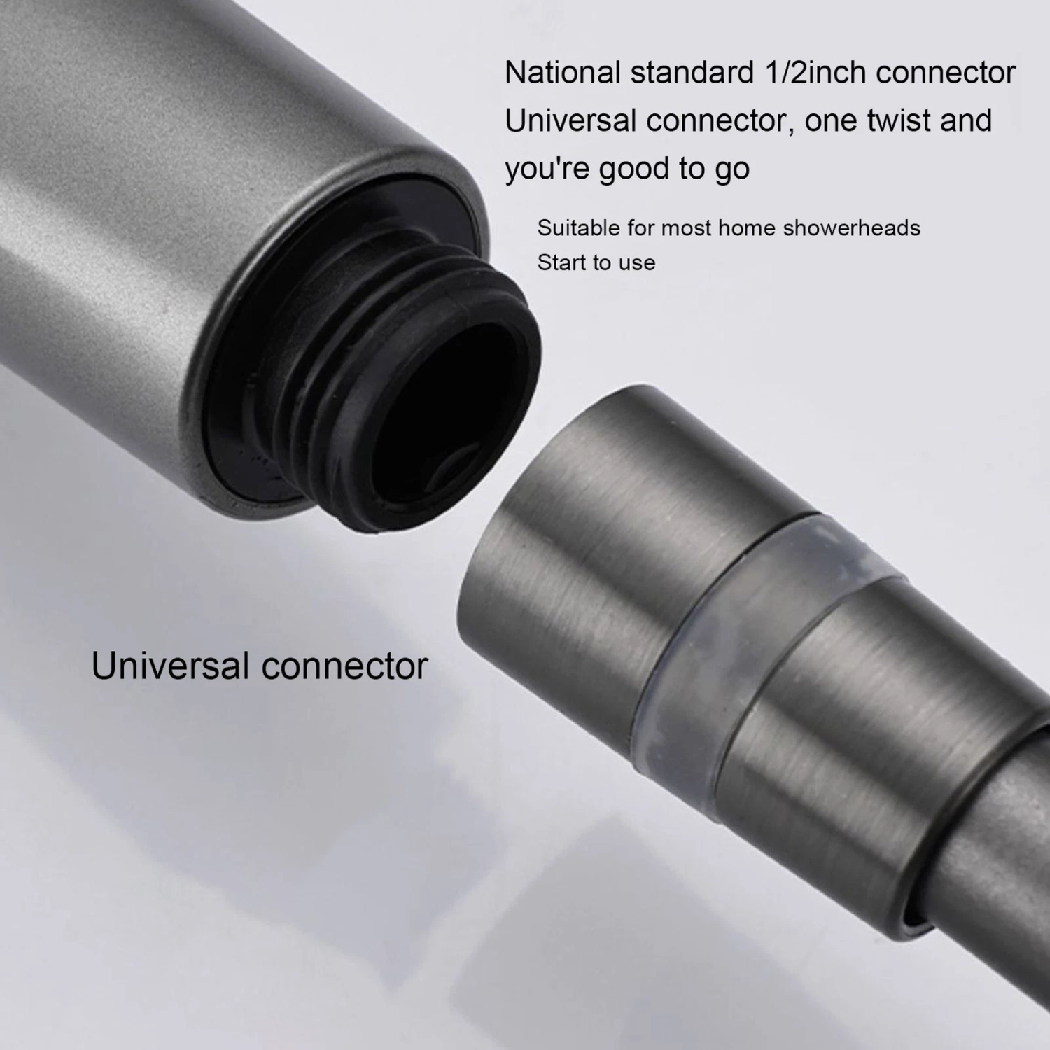 Shower soft light silicone booster handheld large shower nozzle booster large water flow spray shower nozzle large shower