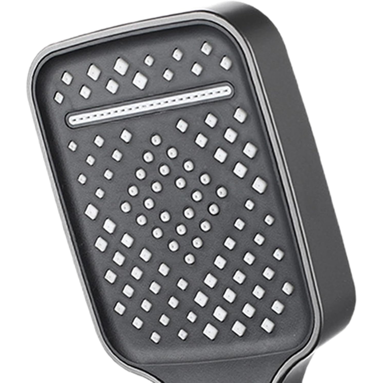 High Pressure Shower Head Removable 7-Mode Rain Shower Head Handheld Shower Head - Grey + 1.5m Silver Encryption Tube