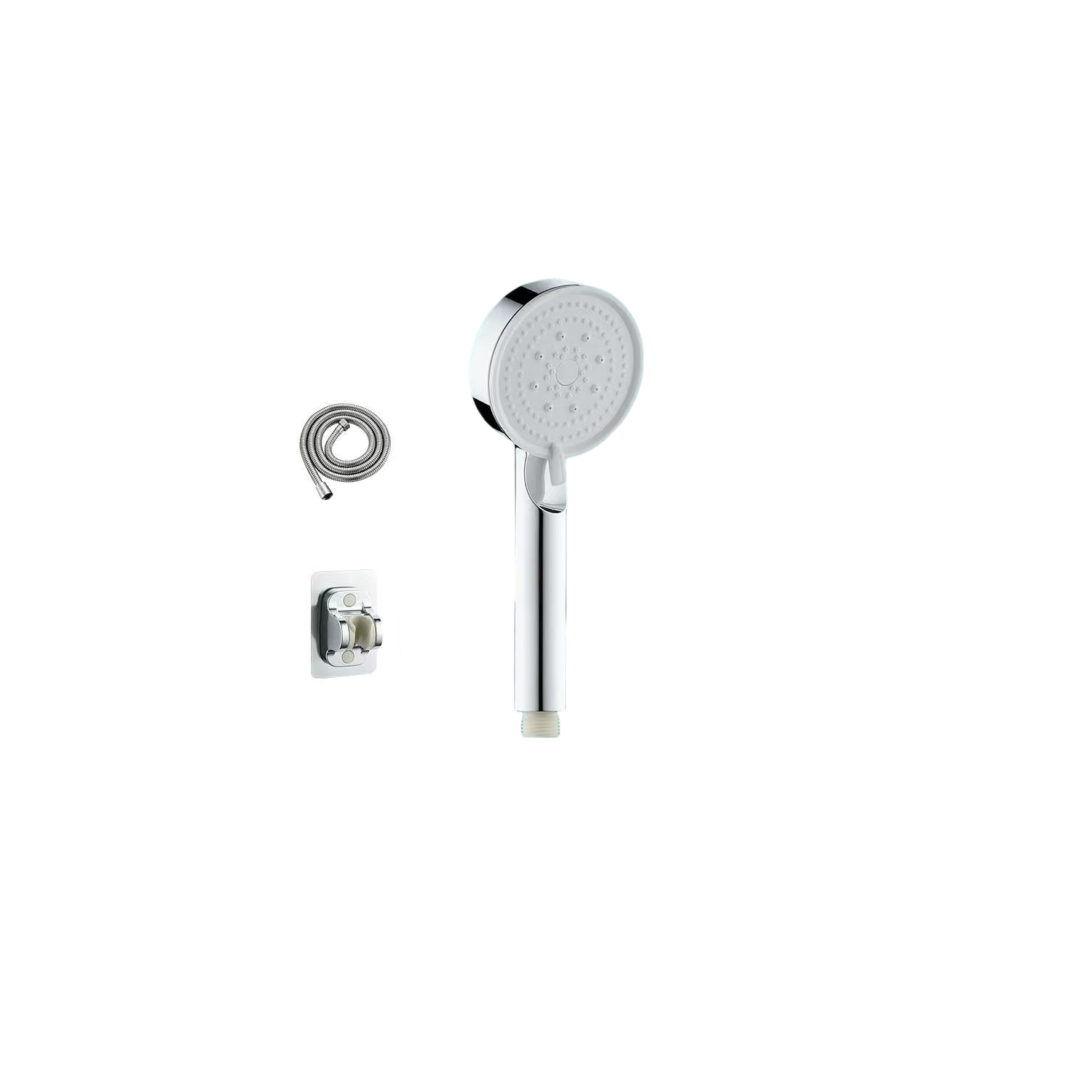 douche à main, douche haute pression, pomme de douche à main avec tuyau de douche à main + tuyau 1,5&nbsp;m + support sans perforation