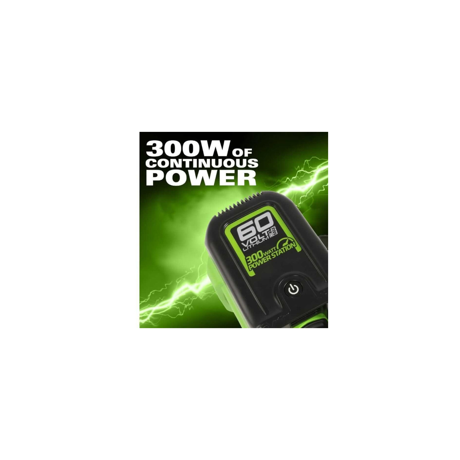 Convertisseur de courant 300 W 60 V de Greenworks seulement, batterie et chargeur NON inclus