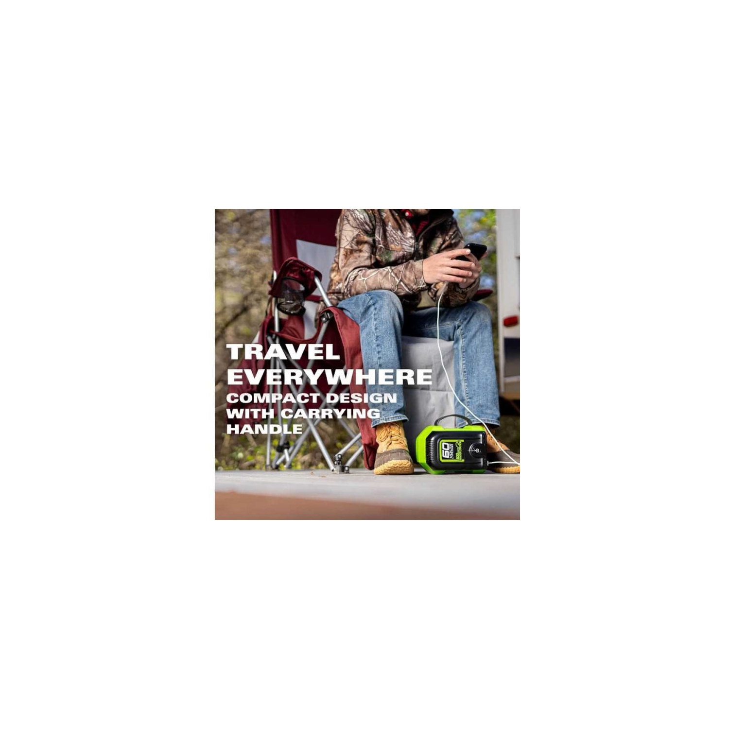 Convertisseur de courant 300 W 60 V de Greenworks seulement, batterie et chargeur NON inclus