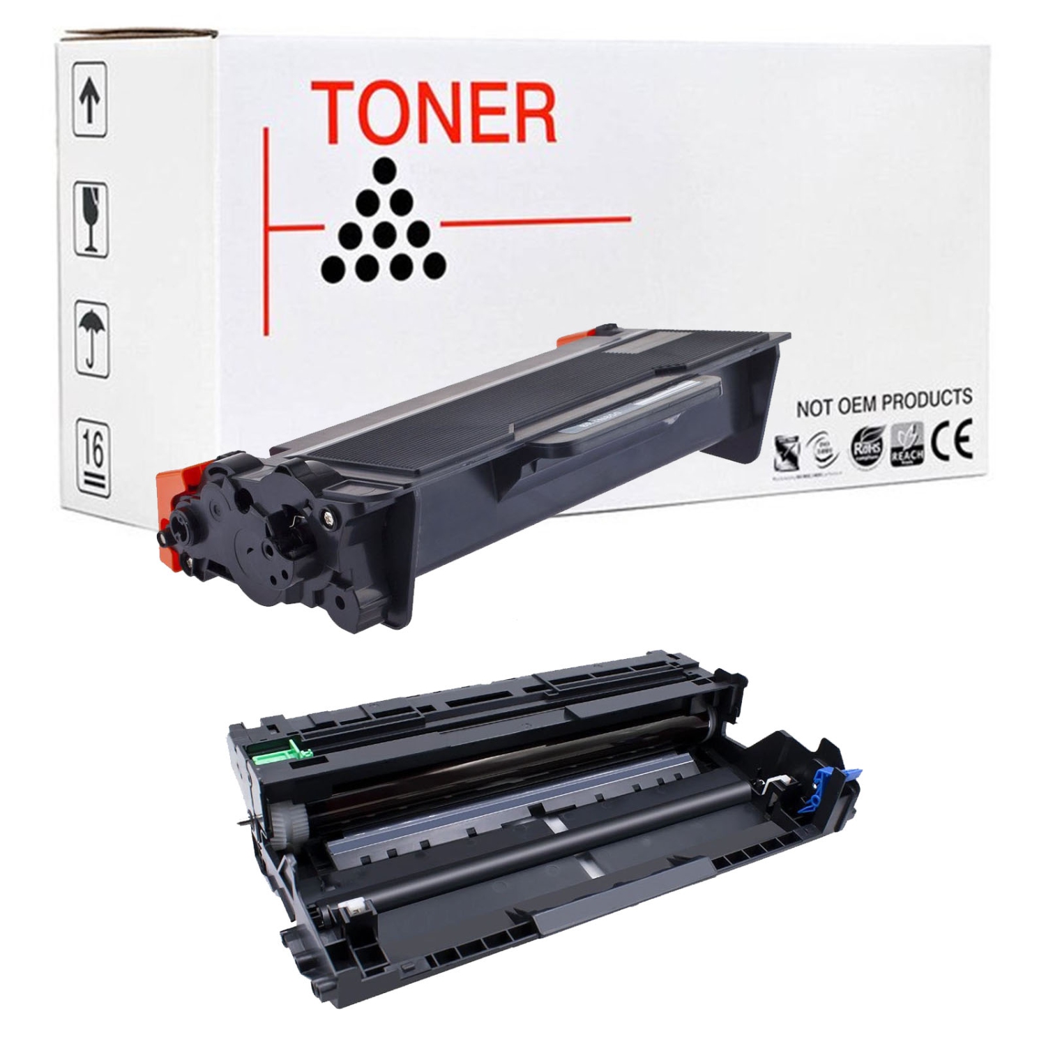 Max Saving - 2PK Compatible for Brother (TN920 &DR920), MFC-L5710,MFC-L5717,MFC-L5910, HL-L5210,HL-L6210, DR-920 DRUM Unit, TN920XL Toner Cartridge