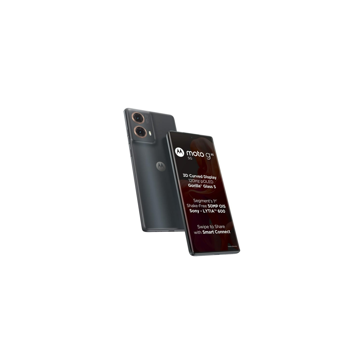 Moto G85 5G 256&nbsp;Go + mémoire vive 12&nbsp;Go | Écran incurvé P-OLED 120 Hz 6,67&nbsp;po 3D | Téléphone intelligent déverrouillé à deux cartes