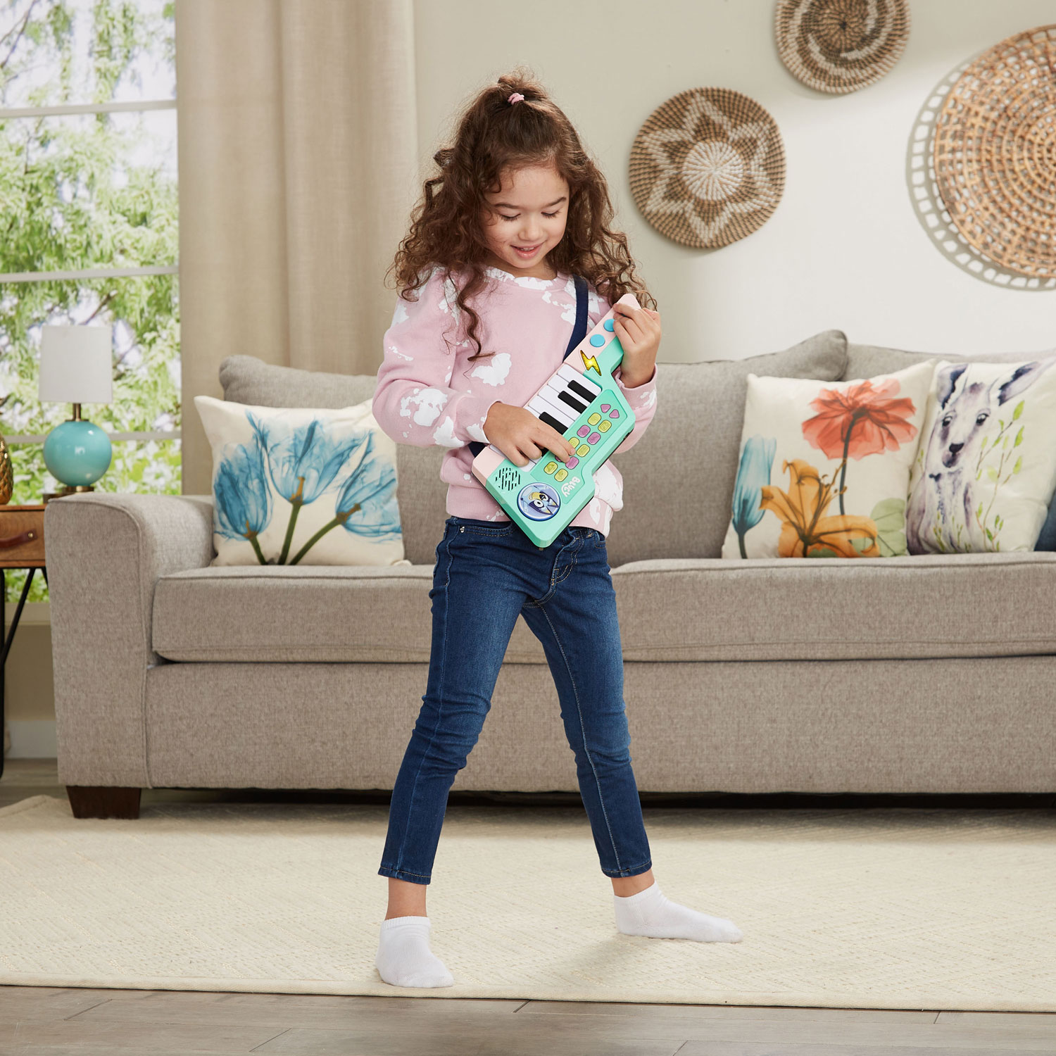 VTech Bluey Keytar - Blue - French