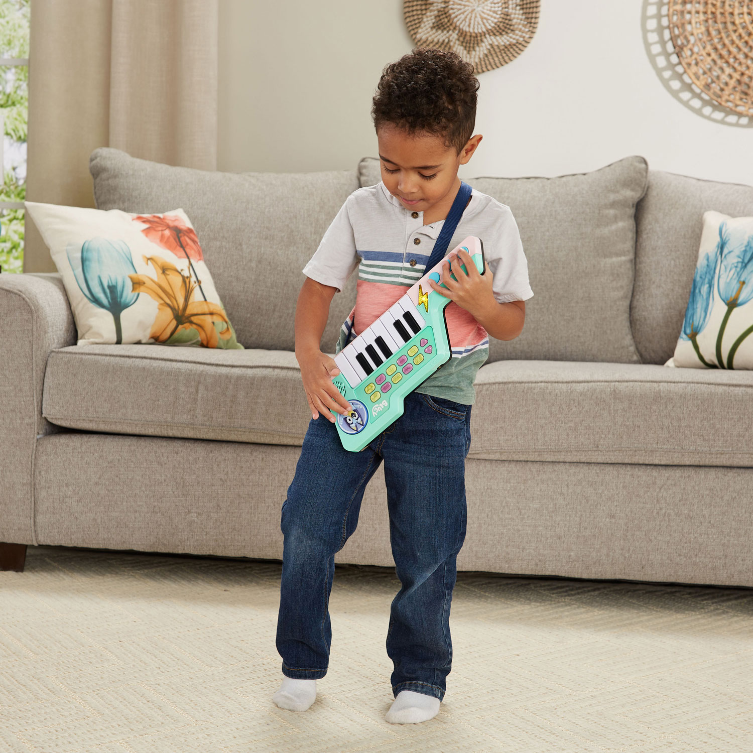 VTech Bluey Keytar - Blue - French