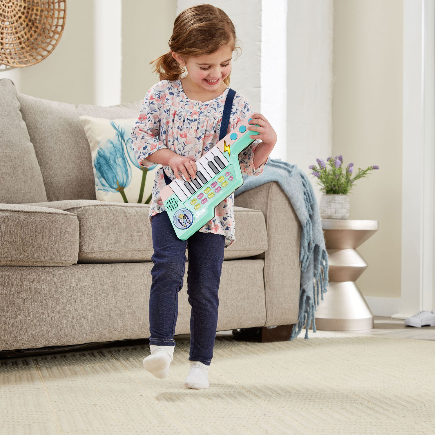 VTech Bluey Keytar - Blue - French