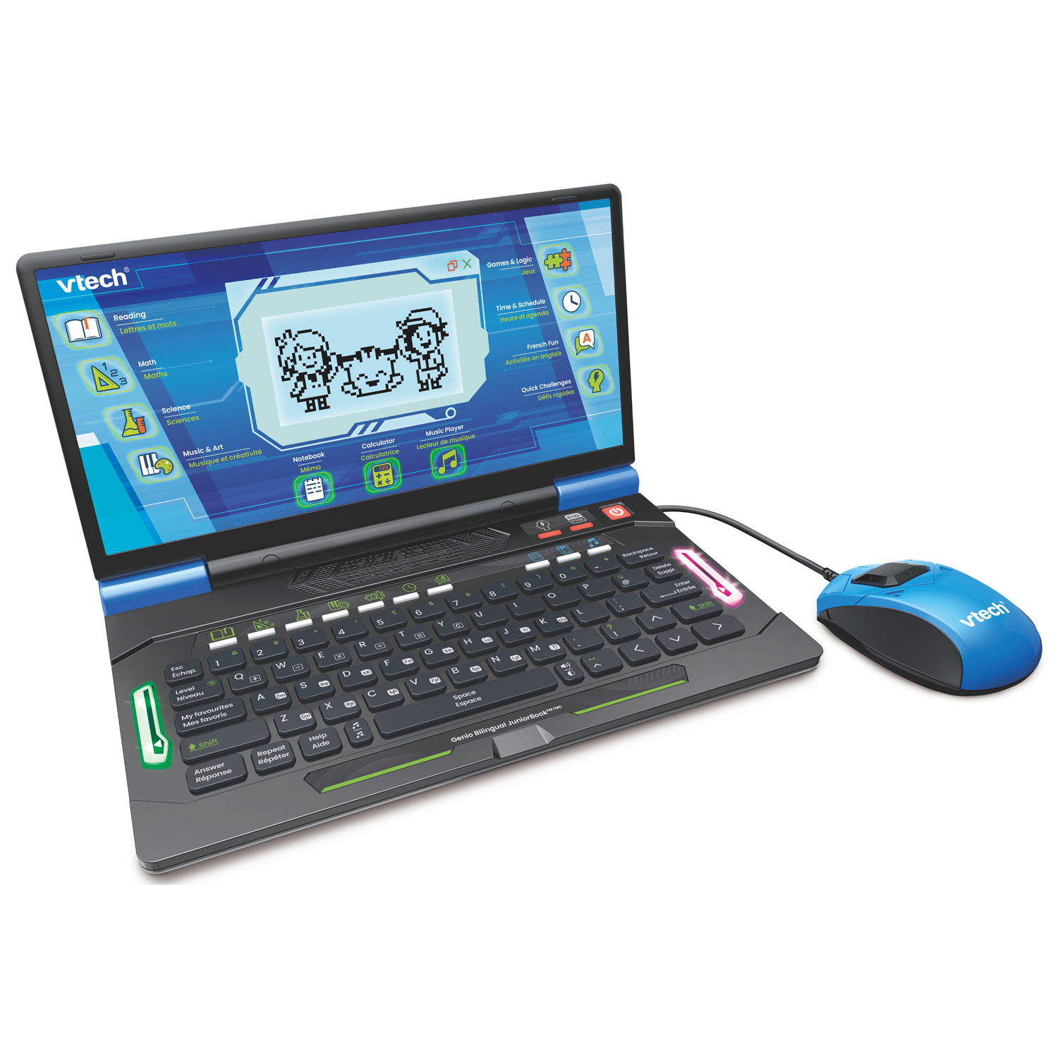 VTech Genio Bilingual JuniorBook - Blue