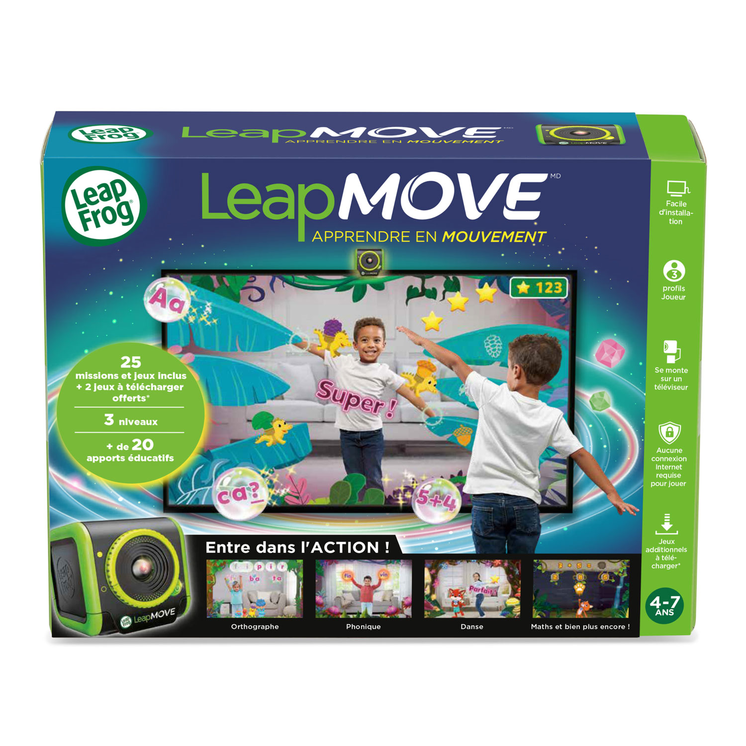Jeu d'apprentissage basé sur le mouvement LeapMove de LeapFrog - Français