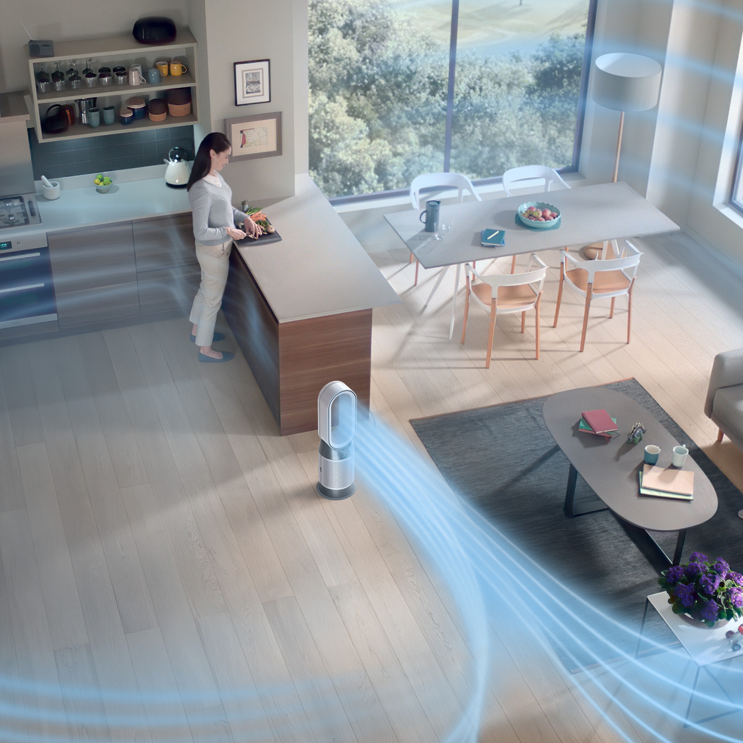 Remis à neuf - Magasin officiel de Dyson - Hot+Cool de 1re génération de HP10 - blanc