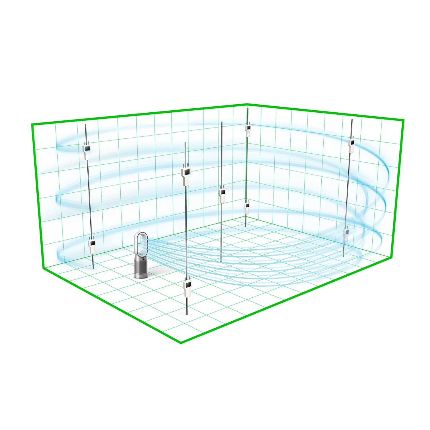 Remis à neuf - Magasin officiel de Dyson - Hot+Cool de 1re génération de HP10 - blanc