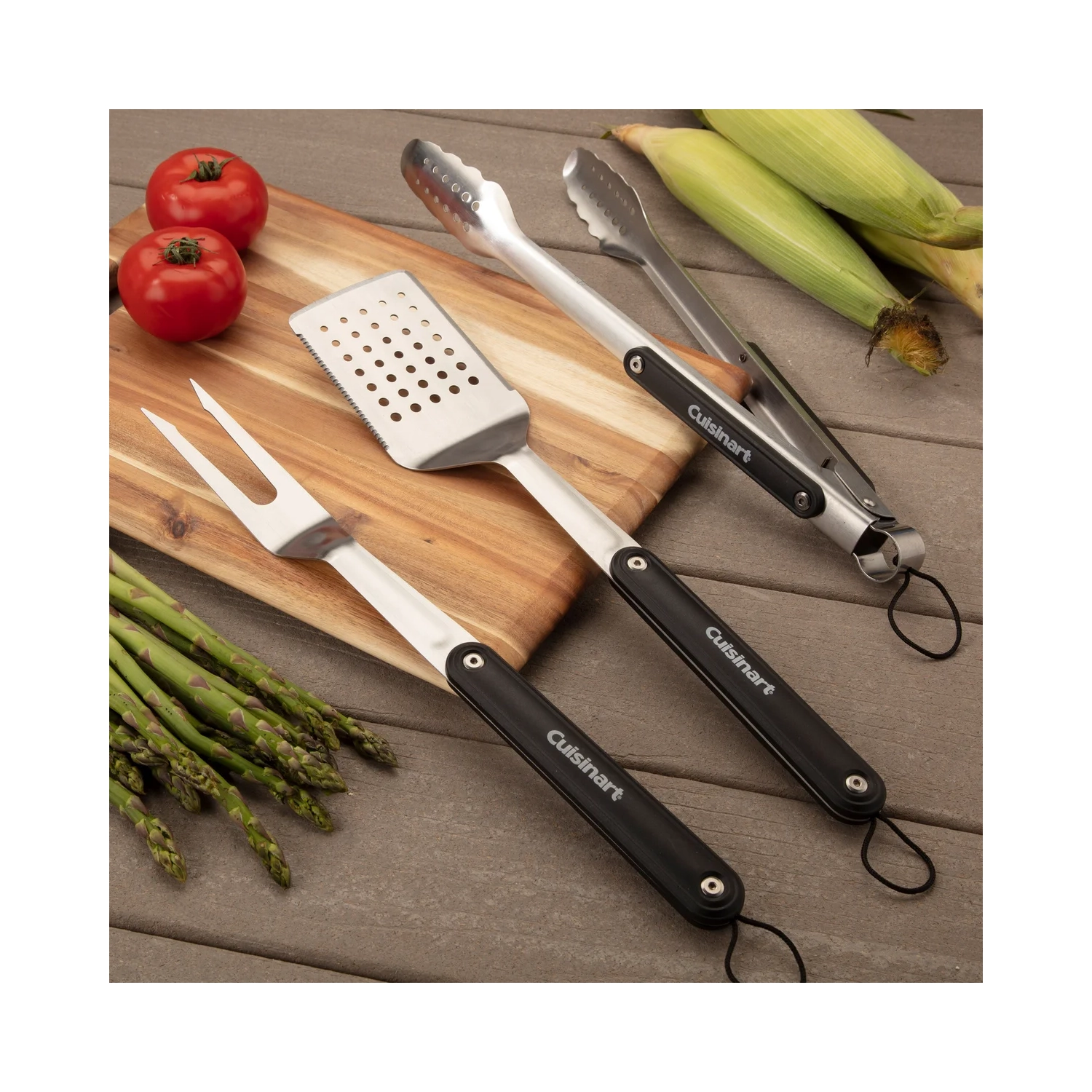 Cuisinart Magnetic BBQ Tool Set, 3-piece