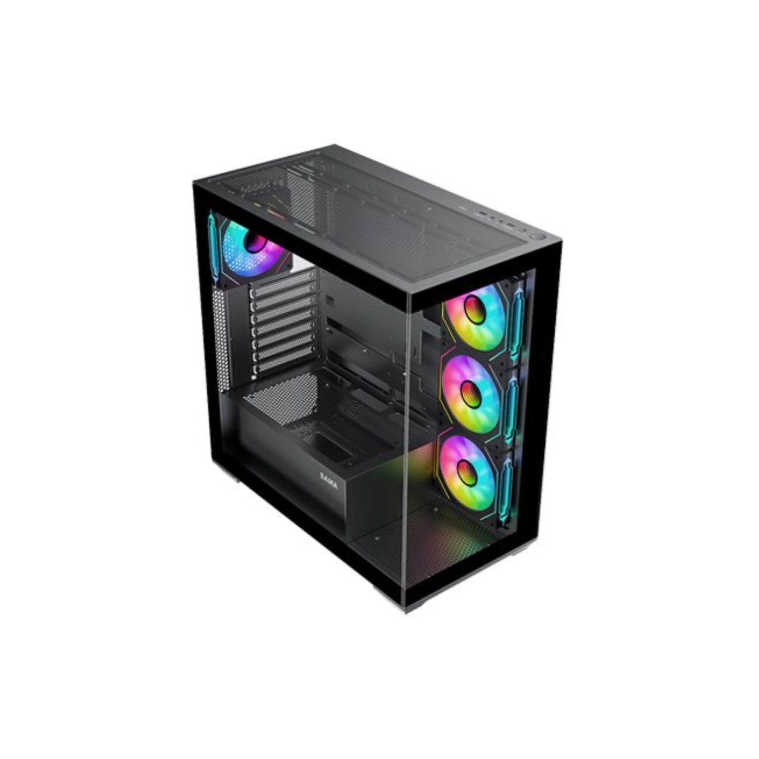 Ordinateur de jeu Zonic avec processeur 8 coeurs Ryzen 7 7800X3D 4,2 GHz d'AMD, GeForce RTX 5070 Ti 16 Go, SSD M.2 d'2 To, DDR5