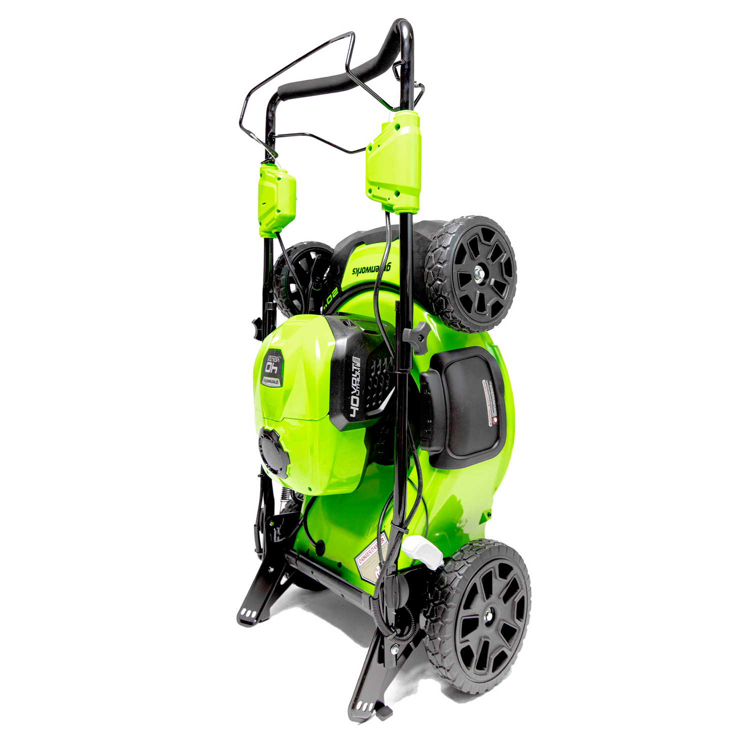 Greenworks 40V 20" Self-Propelled Mower & 40V 12" String Trimmer Combo Kit, 5.0Ah Battery and Charger Included