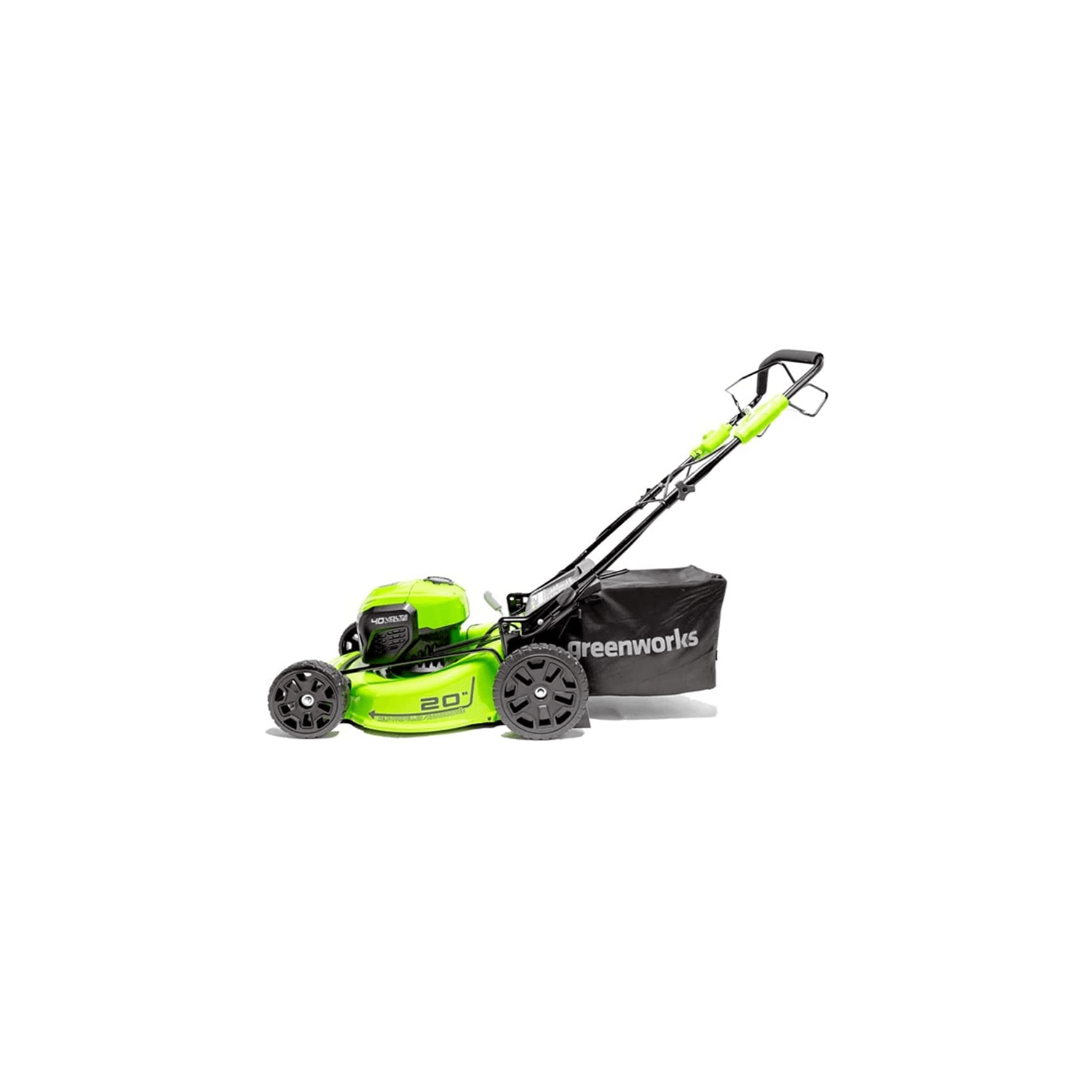 Greenworks 40V 20" Self-Propelled Mower & 40V 12" String Trimmer Combo Kit, 5.0Ah Battery and Charger Included
