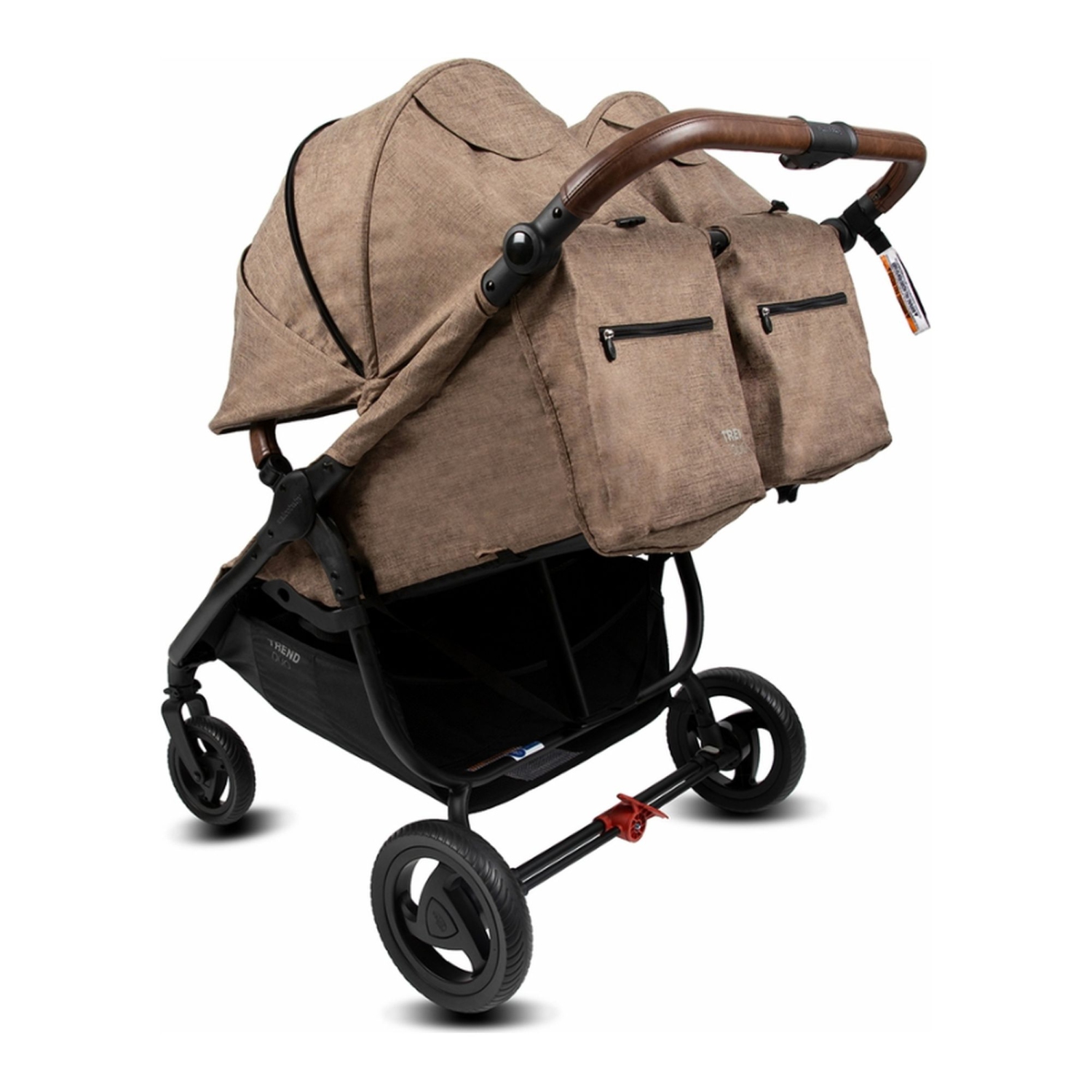 Poussette double légère Trend Duo de Valco - Cappuccino