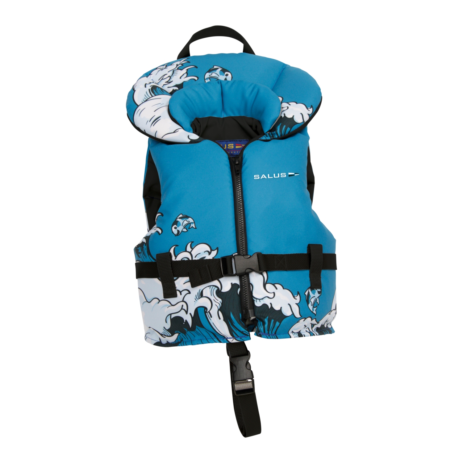 Veste de flottaison Nimbus de Salus pour bébé - Vagues bleues 20-30&nbsp;lb