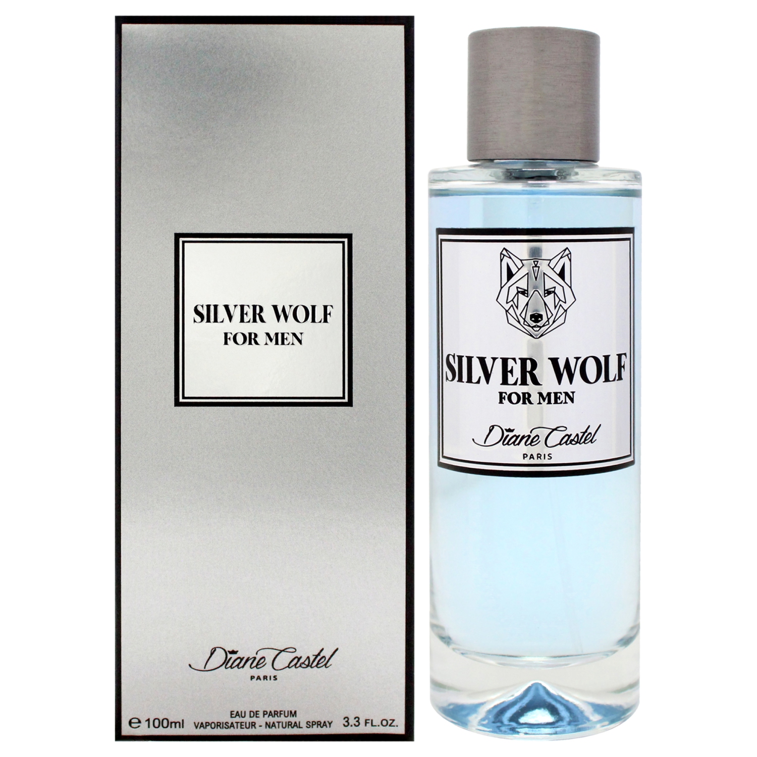 Silver Wolf by Diane Castel for Men - 3.3 oz EDP Spray