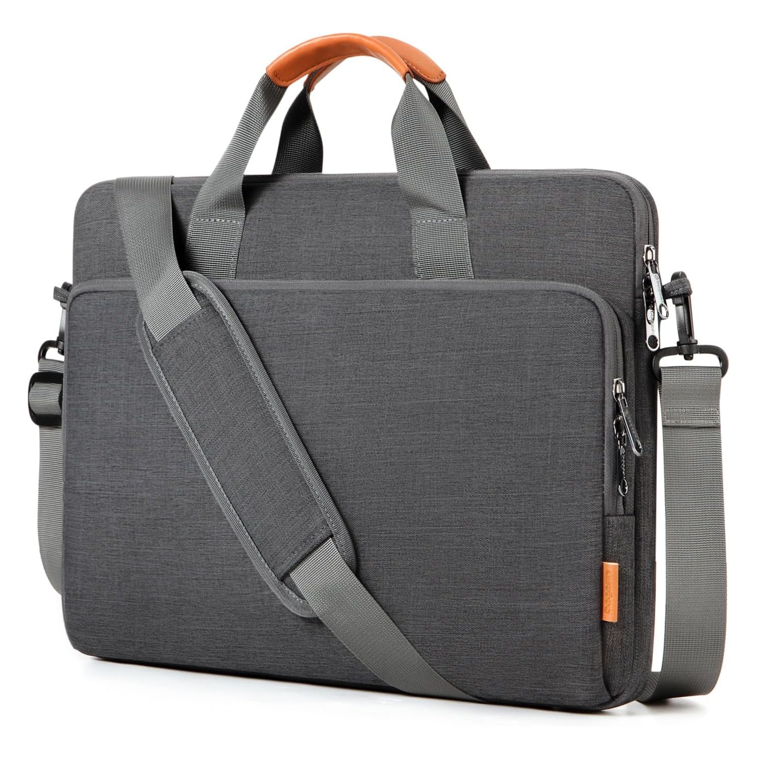 Sac à bandoulière pour portable de 15-16&nbsp;po de bagasin – Mallette en tissu hydrofuge avec protection Air Cushion, légère, pour le travail et