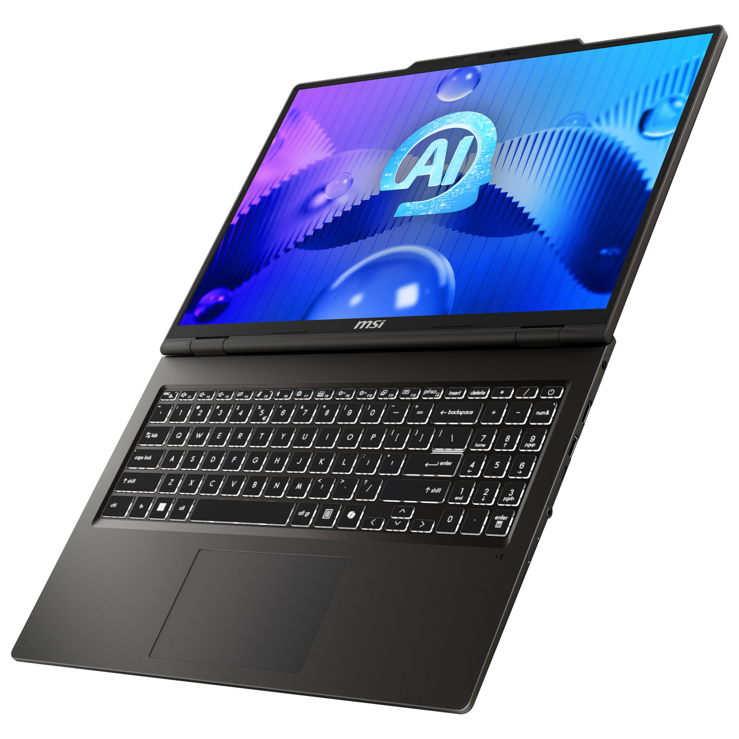 Portable Venture 16 AI de 16 po de MSI - Gris