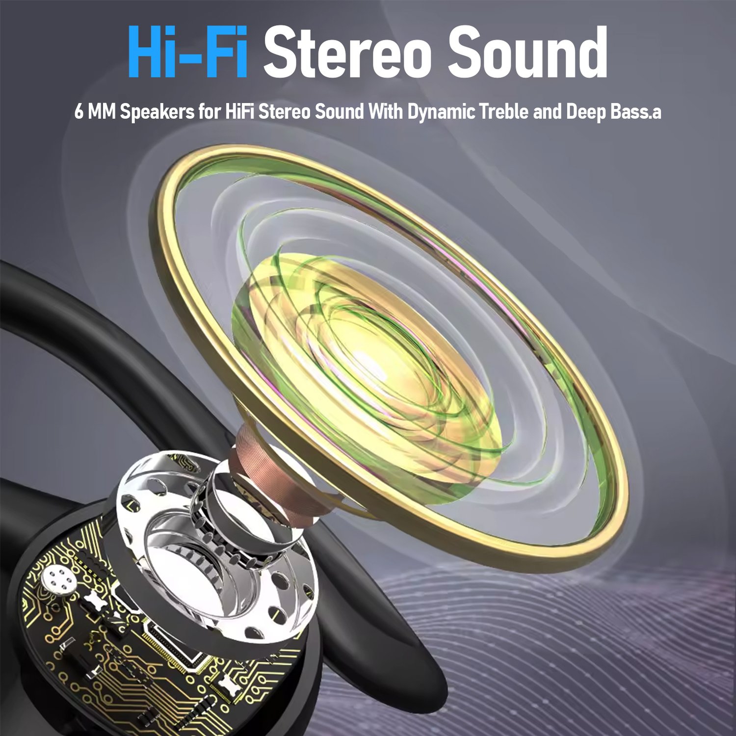 Écouteurs sport sans fil Bluetooth, écouteurs boutons stéréo 100 % sans fil, écouteurs boutons pour la course sportive