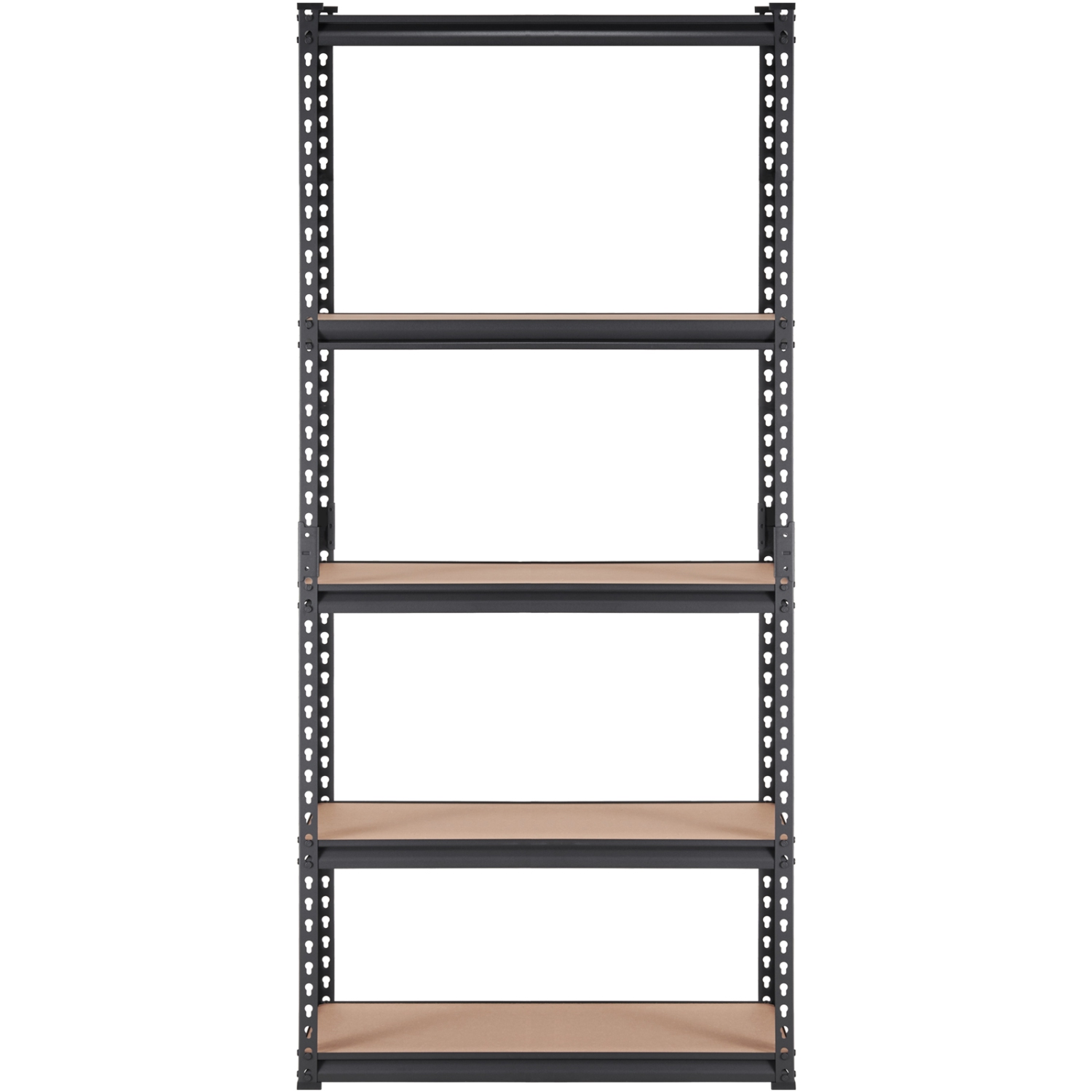 VEVOR 5-Tier Storage Shelving Unit, Adjustable, 2000 lbs Capacity, Heavy Duty Garage Shelves Metal Organizer Utility Rack, Black, 36" L x 18" W x 72"