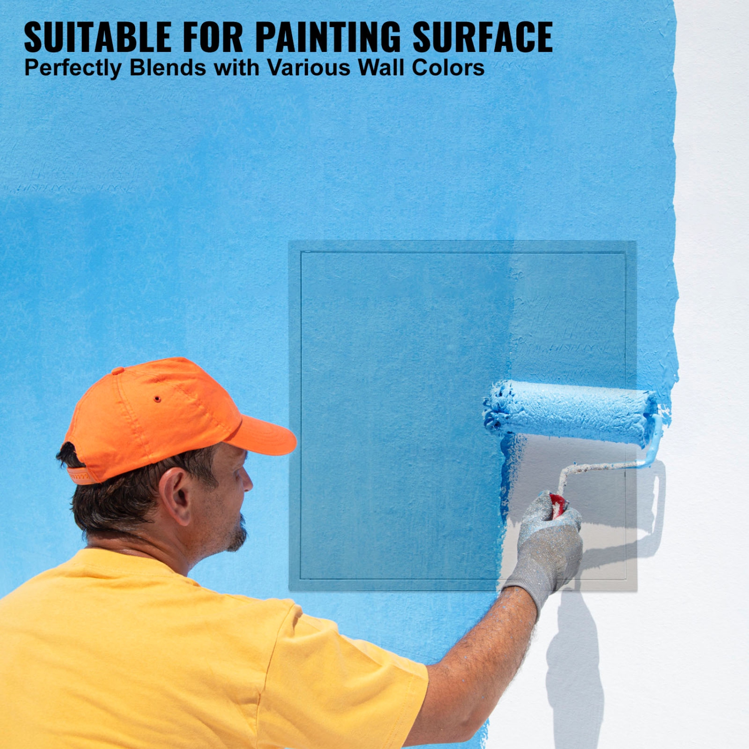 VEVOR 24 x 24 Inch Access Panel for Drywall & Ceiling, Plumbing Access Panels, Reinforced Access Door, Heavy-Duty Steel Wall Hole Cover, Easy Install