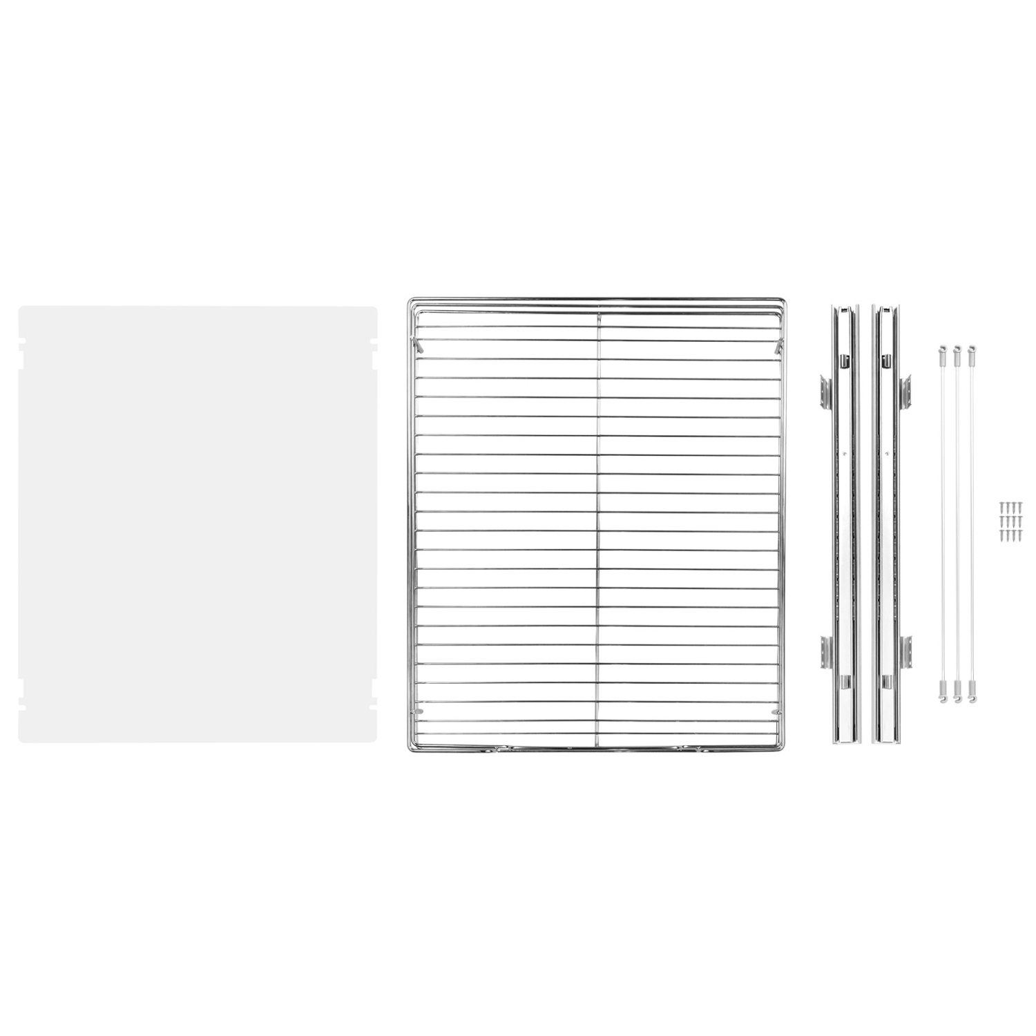 VEVOR 14"W x 21"D Pull Out Cabinet Organizer, Heavy Duty Slide Out Pantry Shelves, Chrome-Plated Steel Roll Out Drawers, Sliding Drawer Storage for