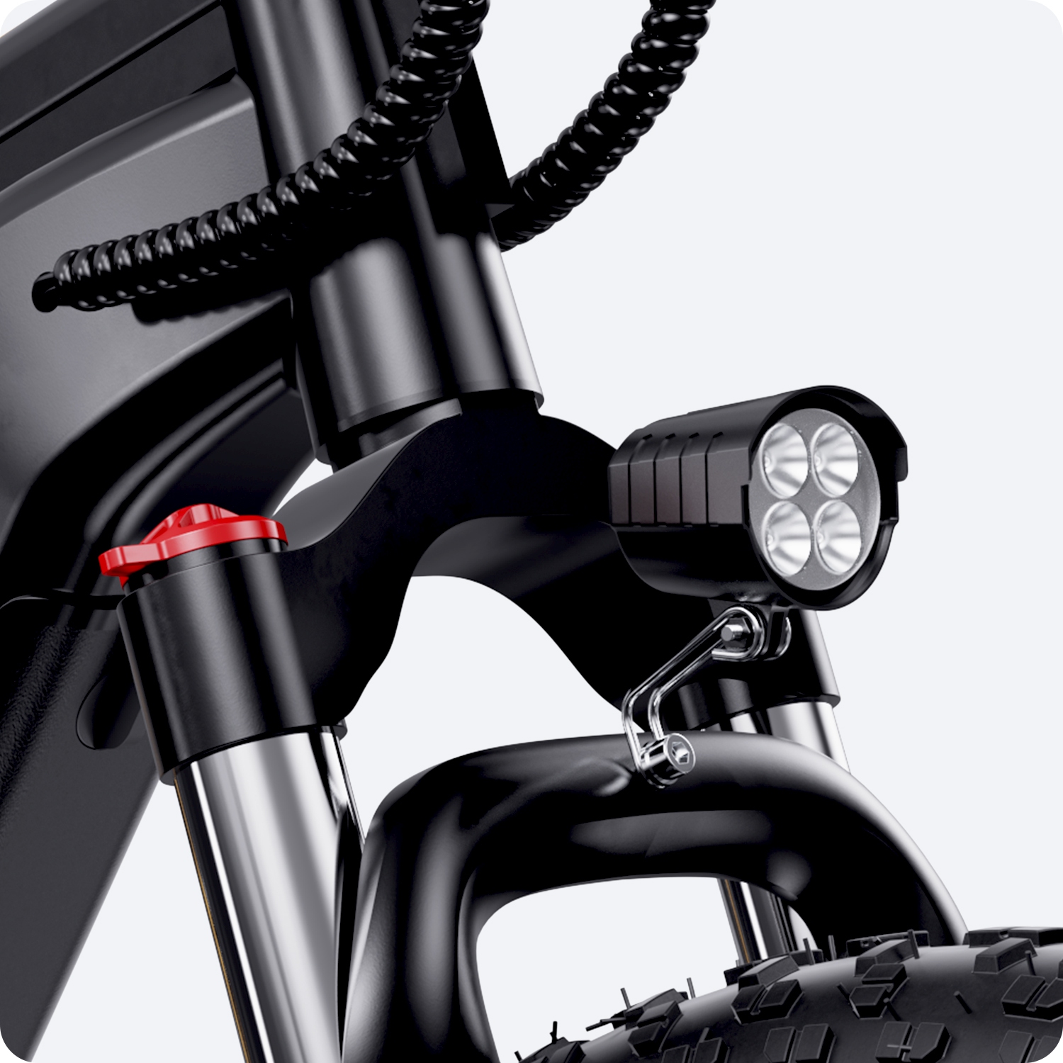 CYCROWN CycUltra Fat Tire Step Over Electric Bike - Papaya Orange