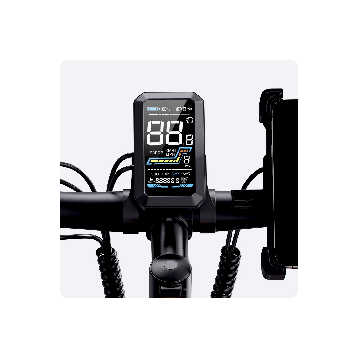 CYCROWN CycUltra Fat Tire Step Over Electric Bike - Papaya Orange