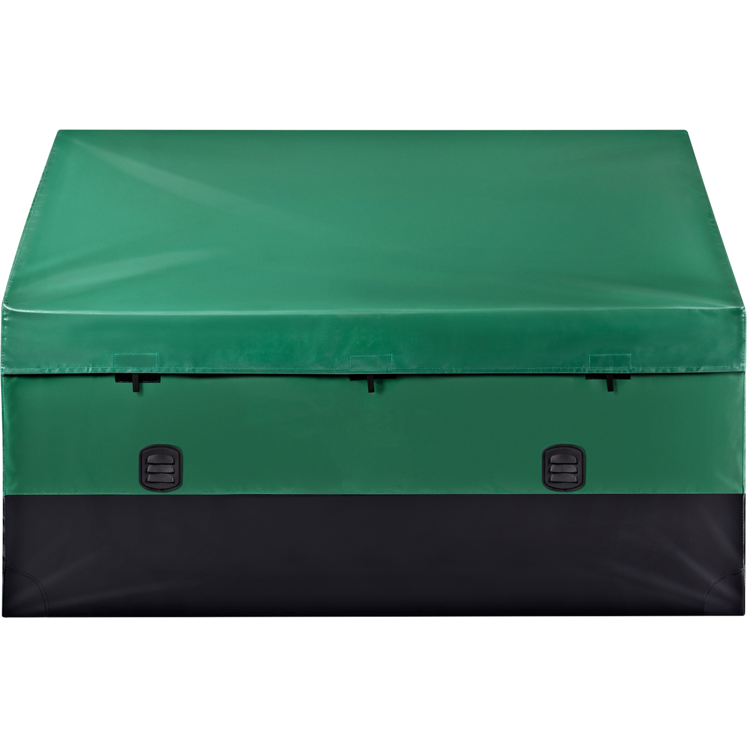 VEVOR 230 Gallon Outdoor Storage Box,Waterproof PE Tarpaulin Deck Box with Galvanized Frame, All-Weather Protection & Portable, for