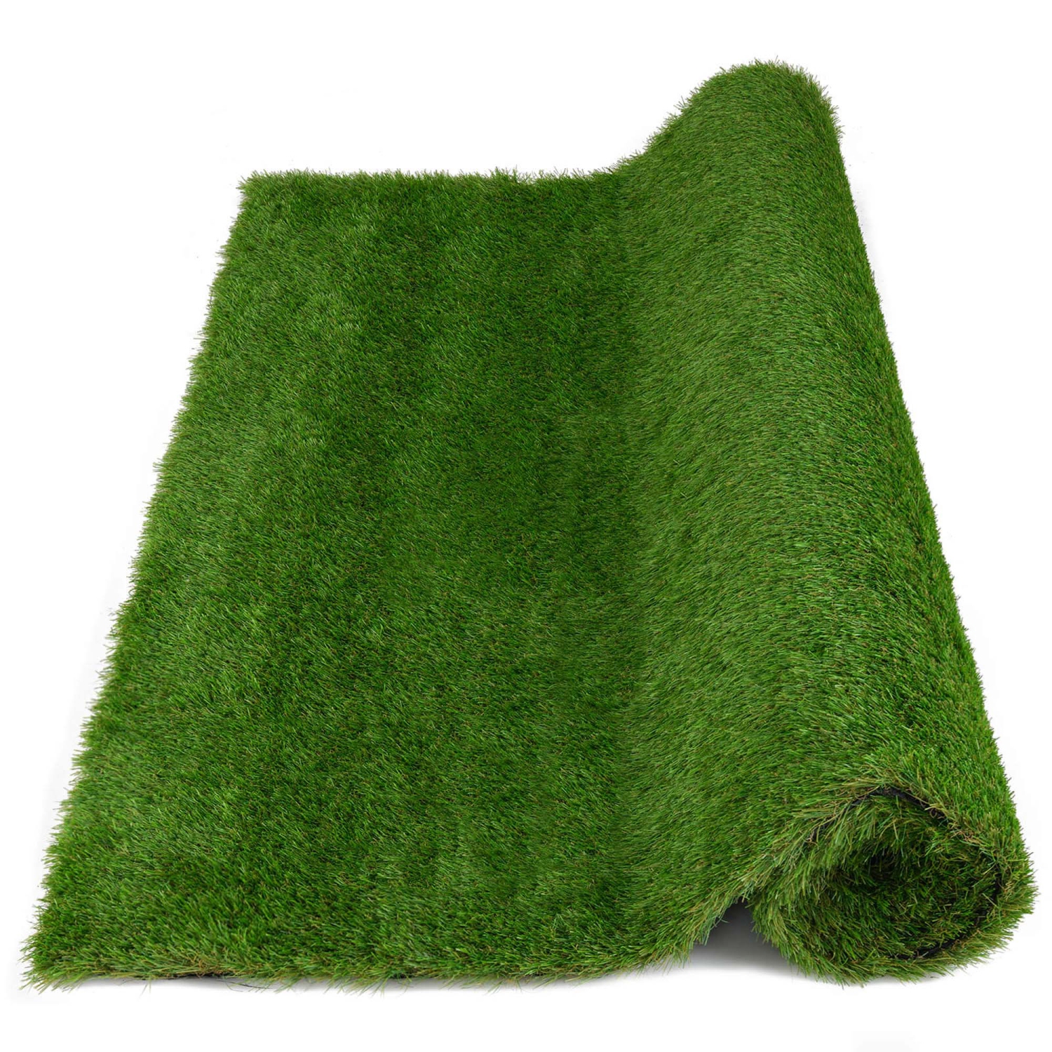 Costway 6 x 10 FT Artificial Grass Turf with Drainage Holes Nonslip Bottom 80 OZ Heavy